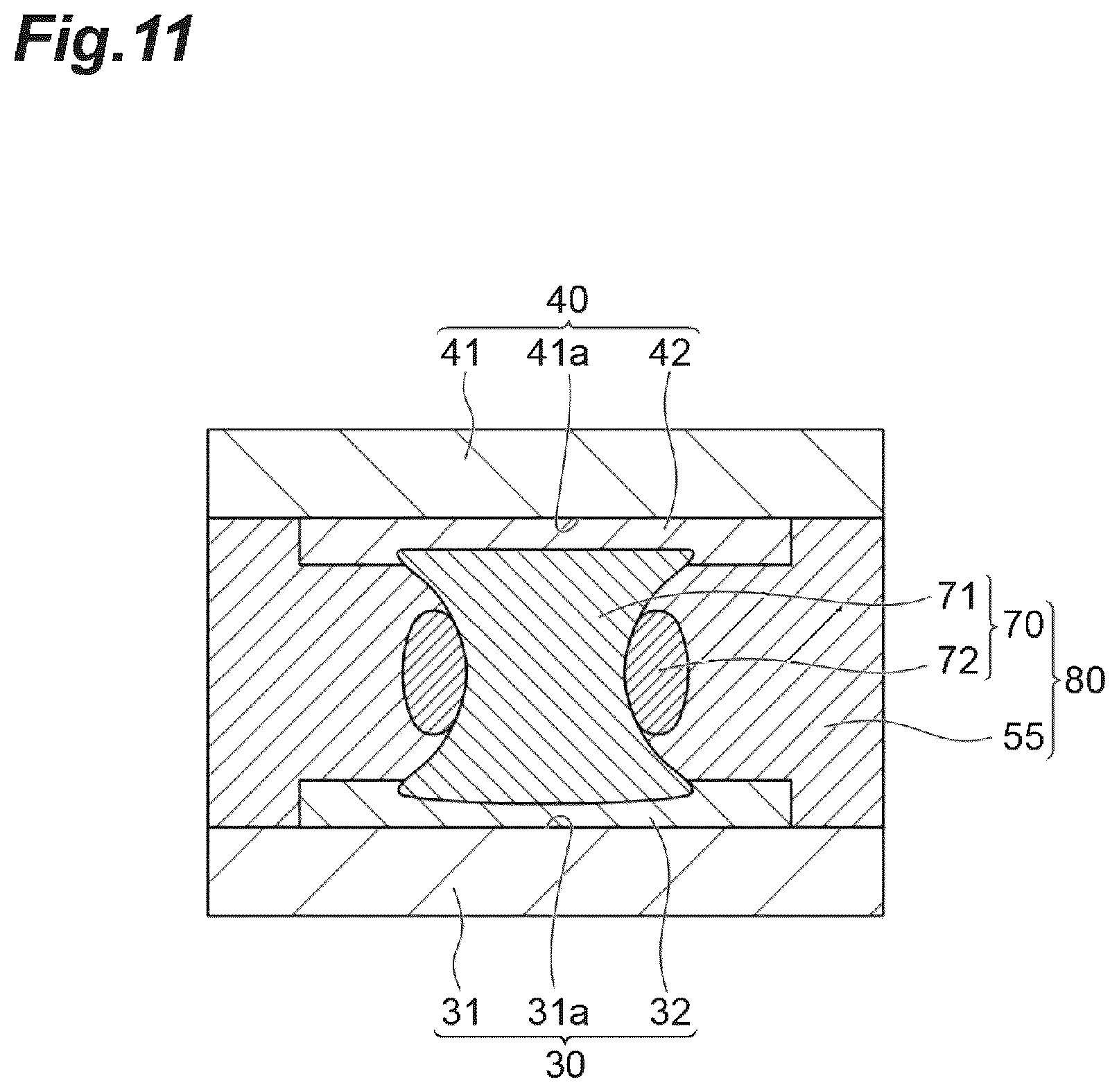 Patent US12100923 Figure 11 – Connection structure and manufacturing method therefor