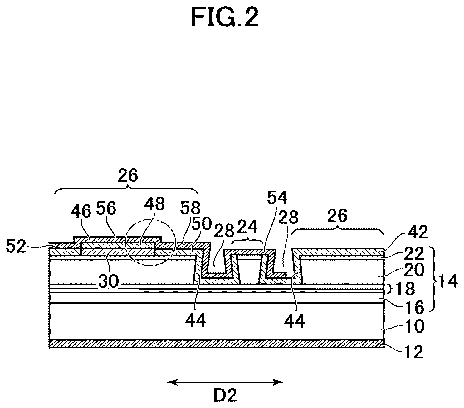 Patent US12100929 Figure 2 – Semiconductor optical device and method for manufacturing the same
