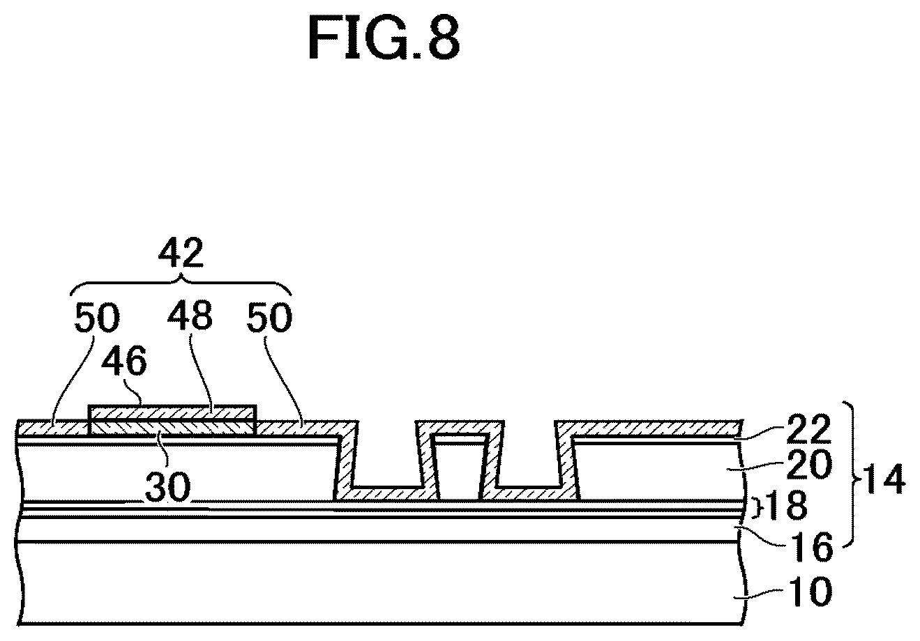 Patent US12100929 Figure 8 – Semiconductor optical device and method for manufacturing the same