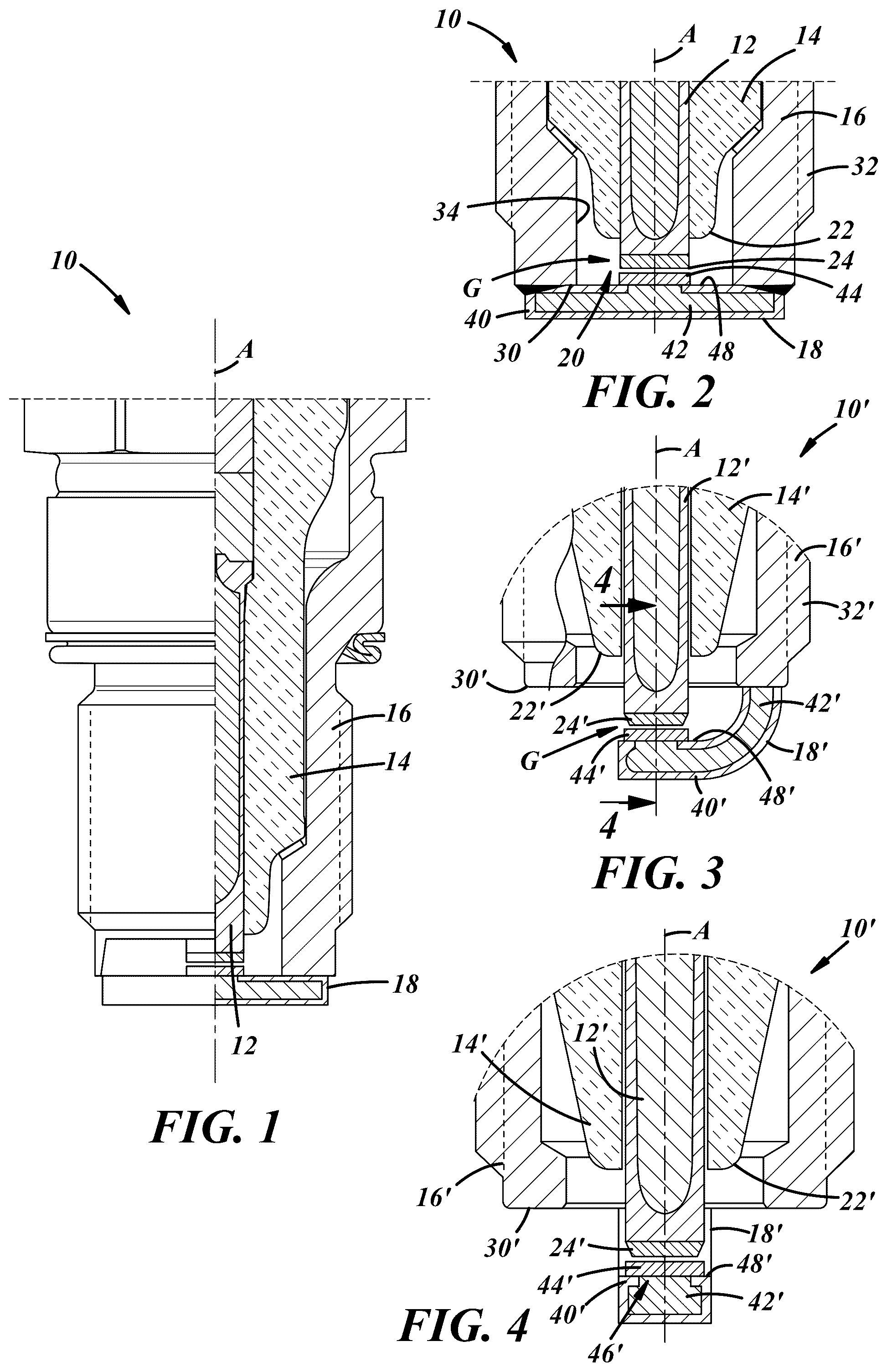 Patent US12100937 Figure 1 – Method of manufacturing spark plug electrode with electrode tip directly thermally coupled to heat dissipating core