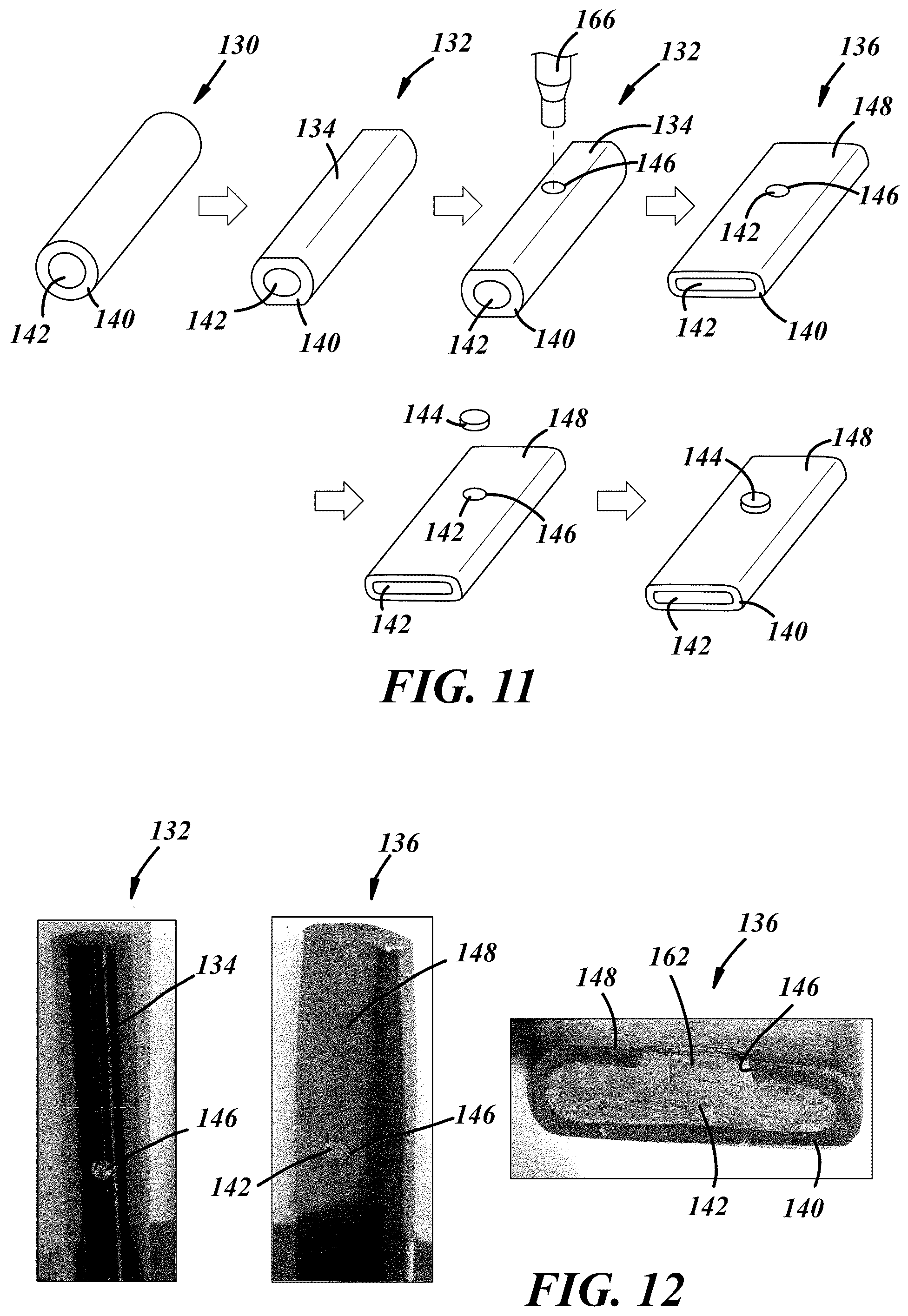 Patent US12100937 Figure 5 – Method of manufacturing spark plug electrode with electrode tip directly thermally coupled to heat dissipating core