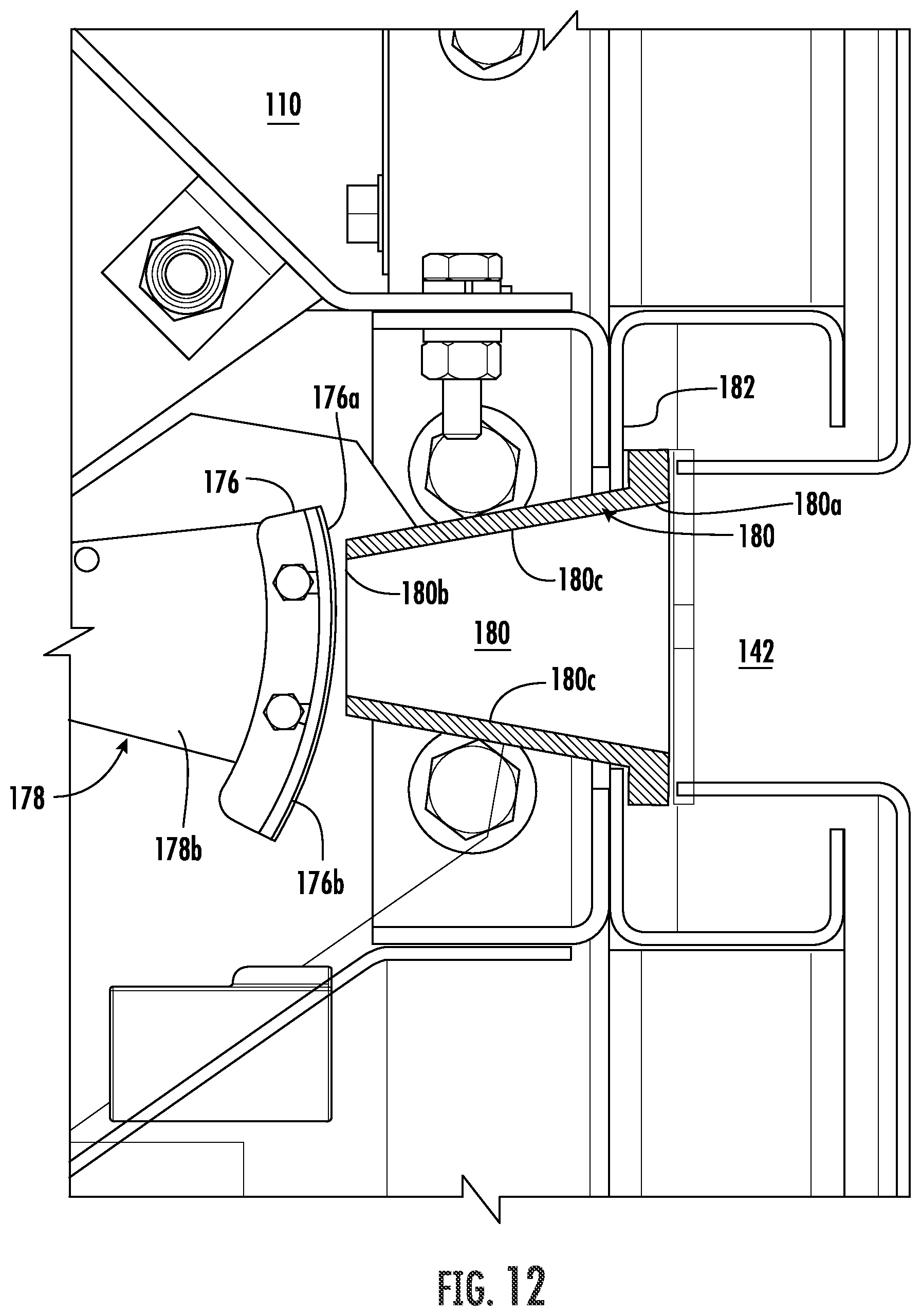 Patent US12100939 Figure 12 – Circuit breaker with terminal bushings having dynamic seal