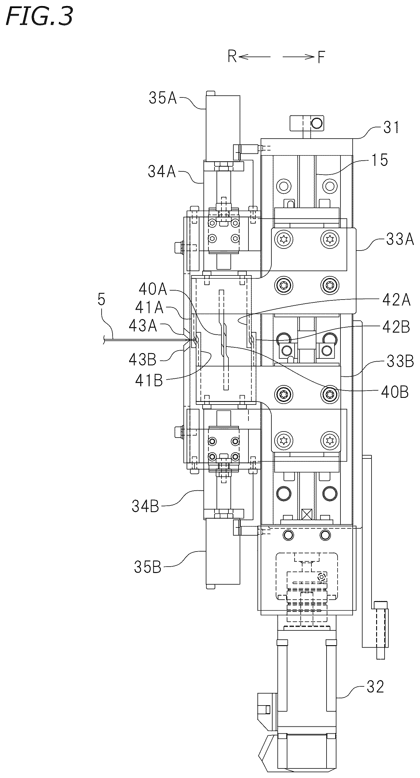Patent US12100941 Figure 3 – Electrical wire processing device