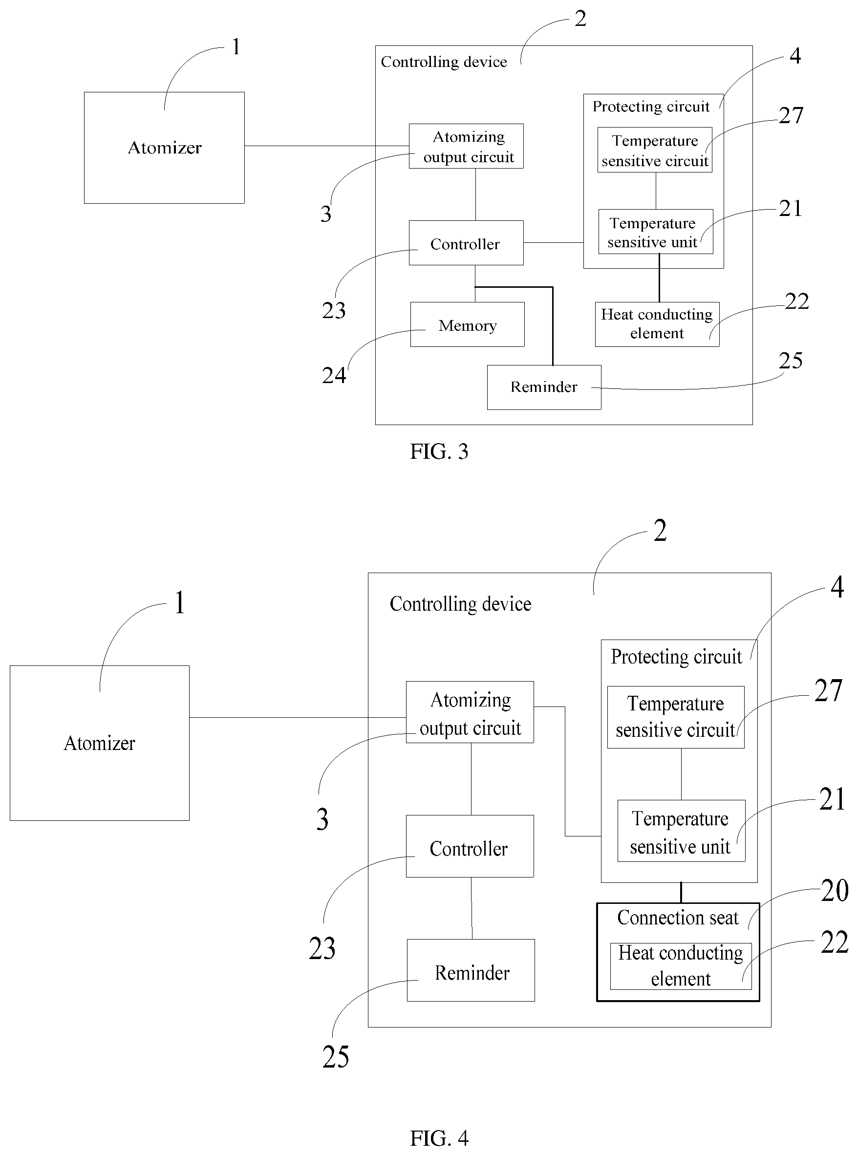 Patent US12100944 Figure 2 – Controlling device and electronic atomization device
