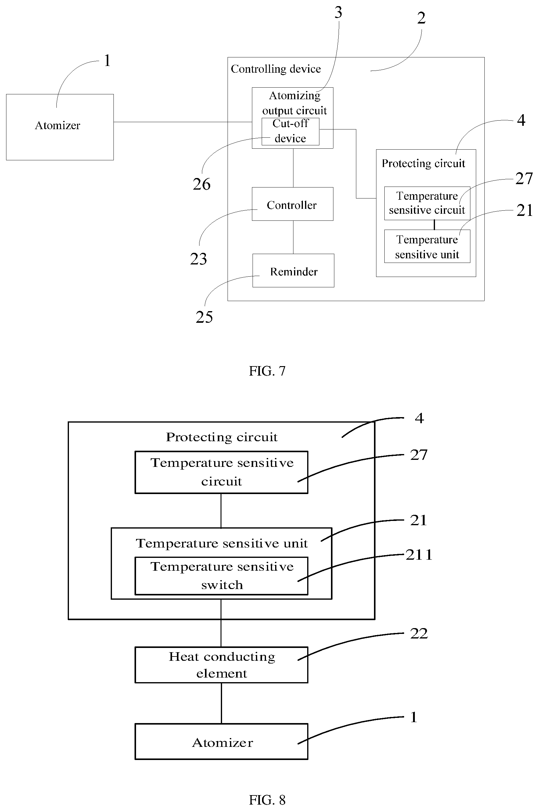 Patent US12100944 Figure 4 – Controlling device and electronic atomization device