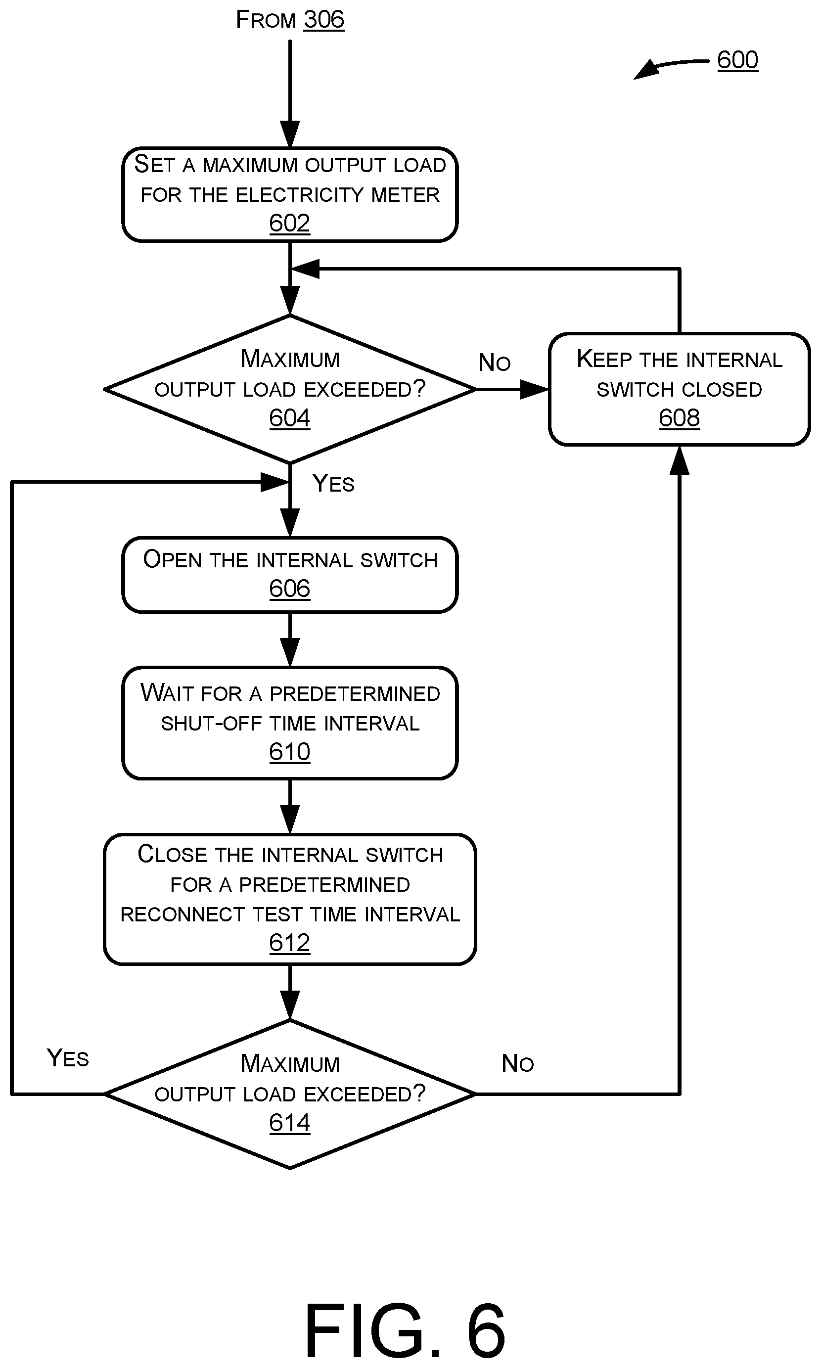 Patent US12100945 Figure 6 – Frequency-based distributed load disconnect
