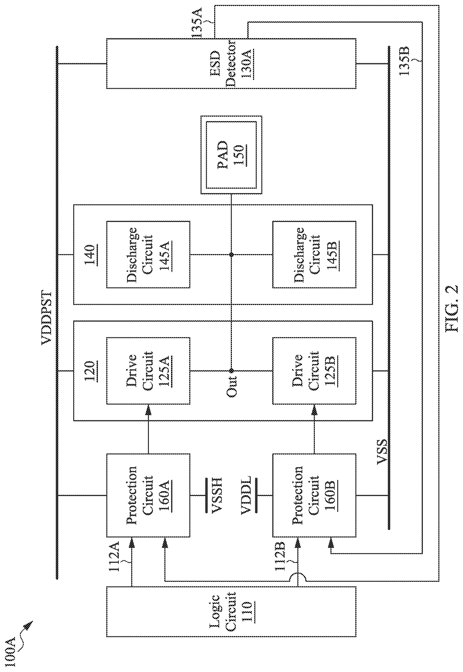 Patent US12100947 Figure 2 – Electrostatic discharge protection