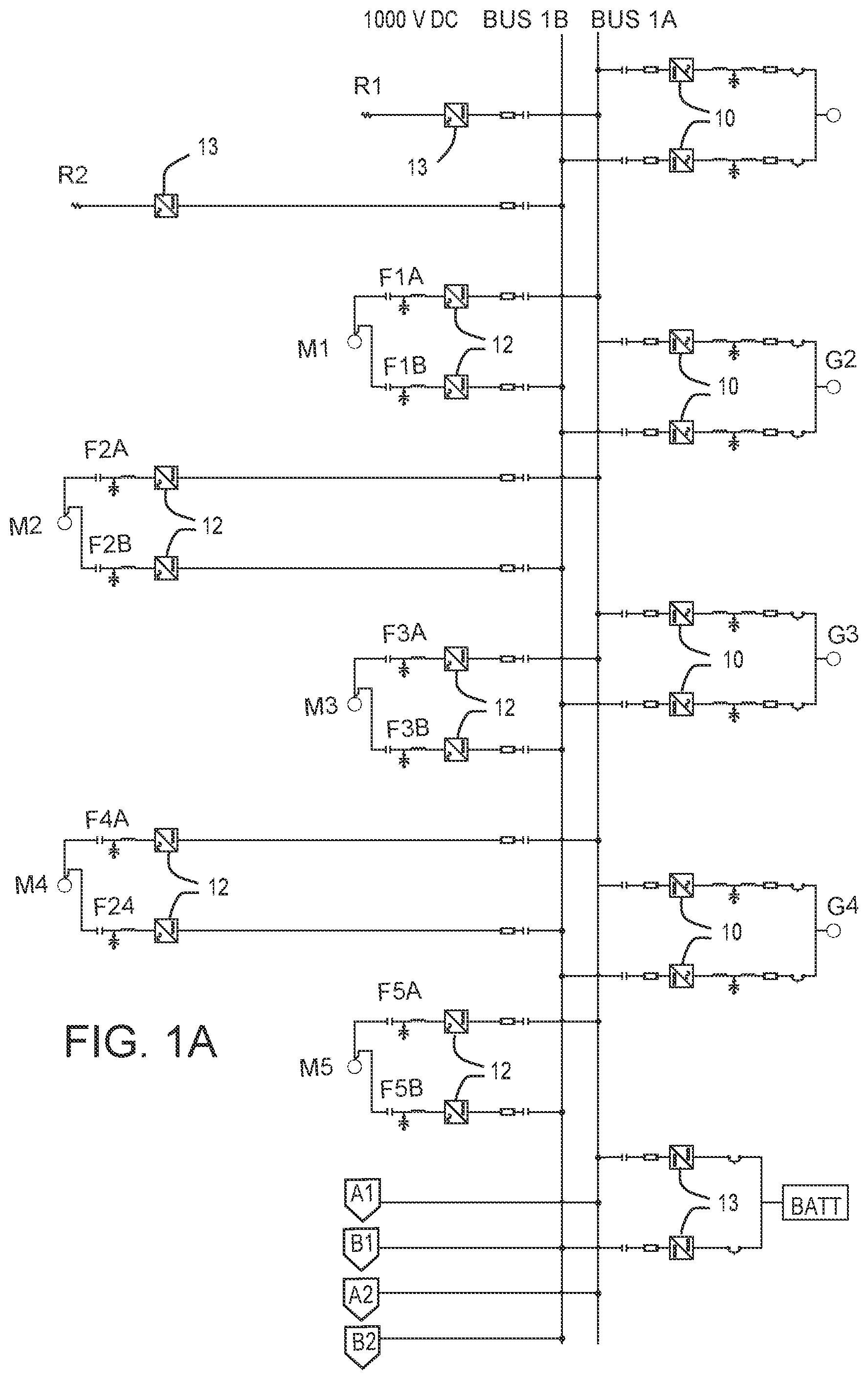 Patent US12100961 — Naturally load balanced redundant power conversion system — Figure 1