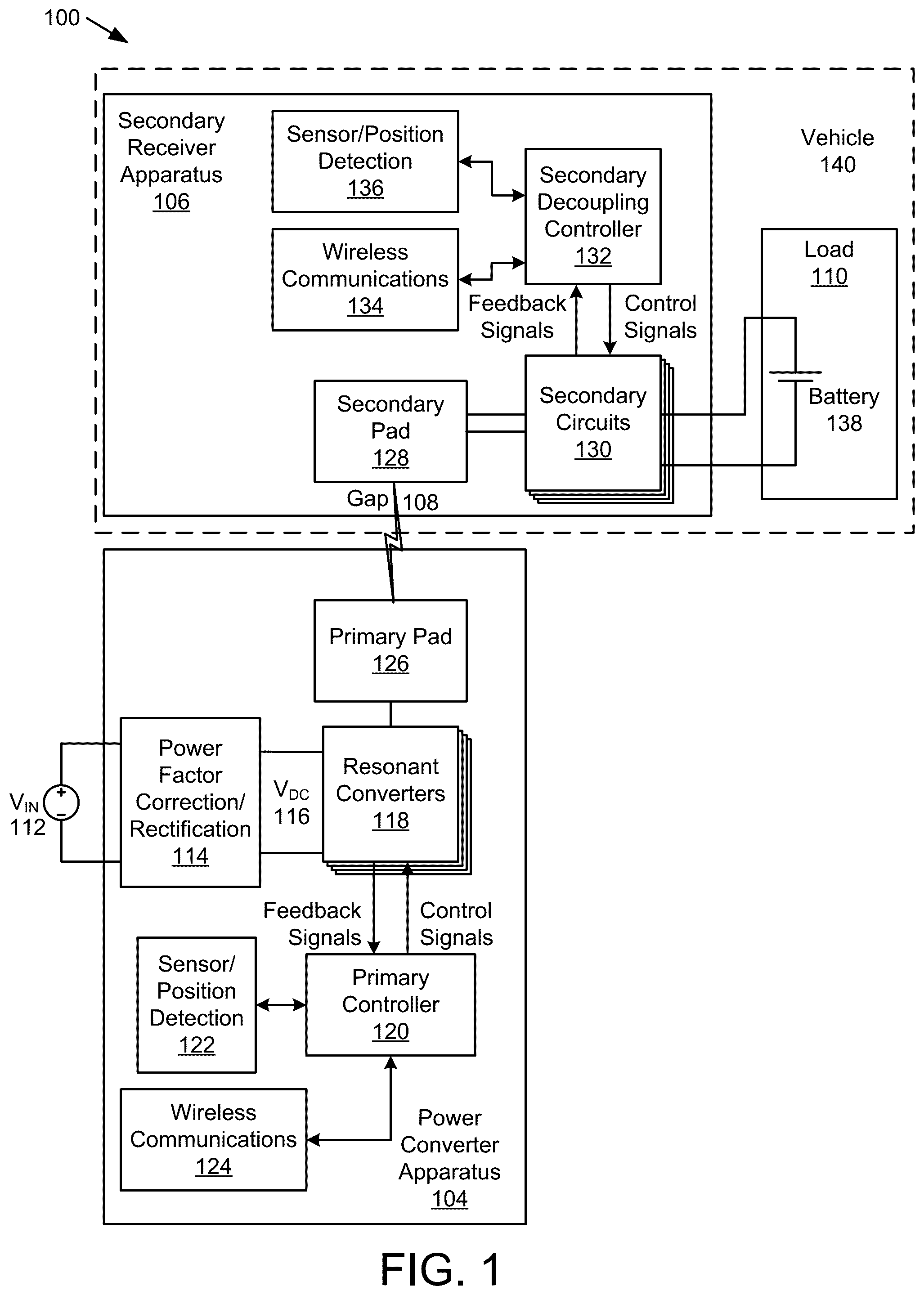 Patent US12100966 Figure 1 – Biplane wireless power transfer pad