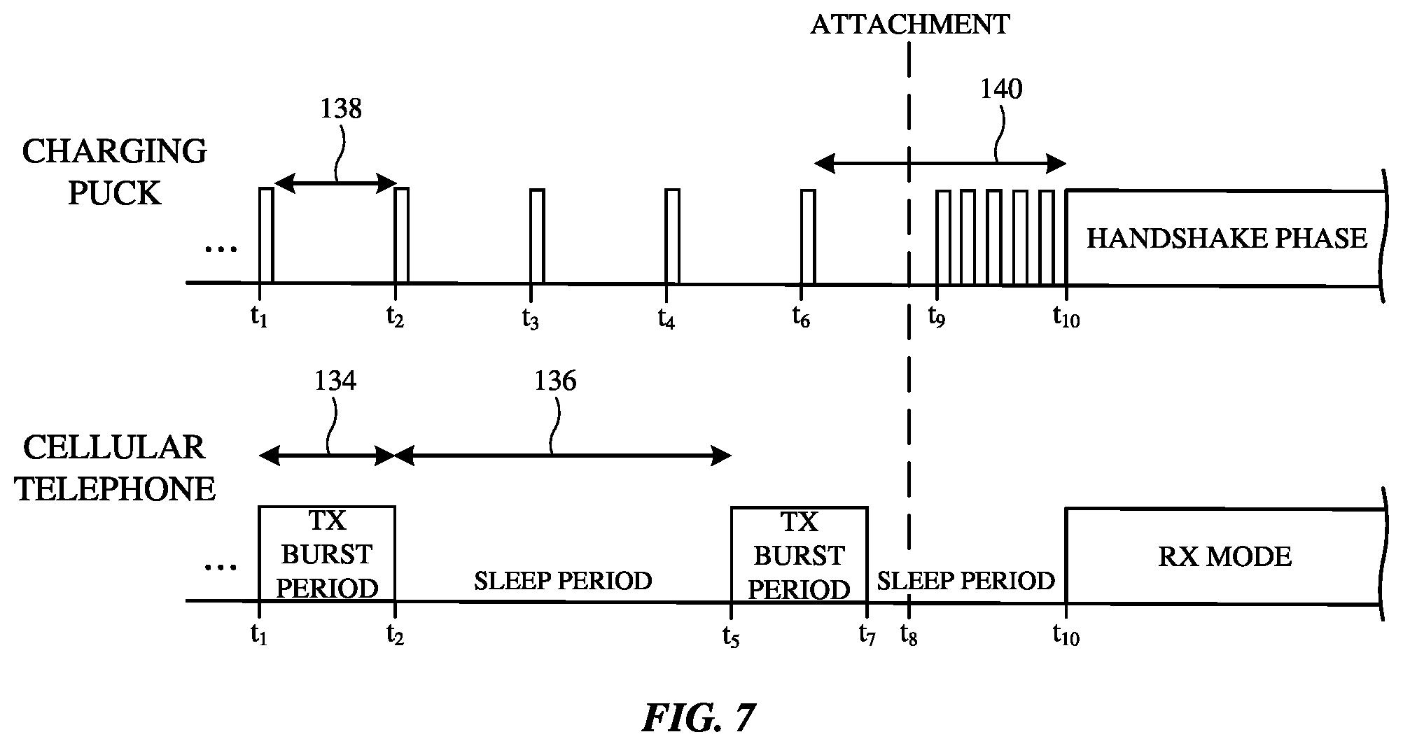 Patent US12100968 Figure 7 – Wireless power mode switching