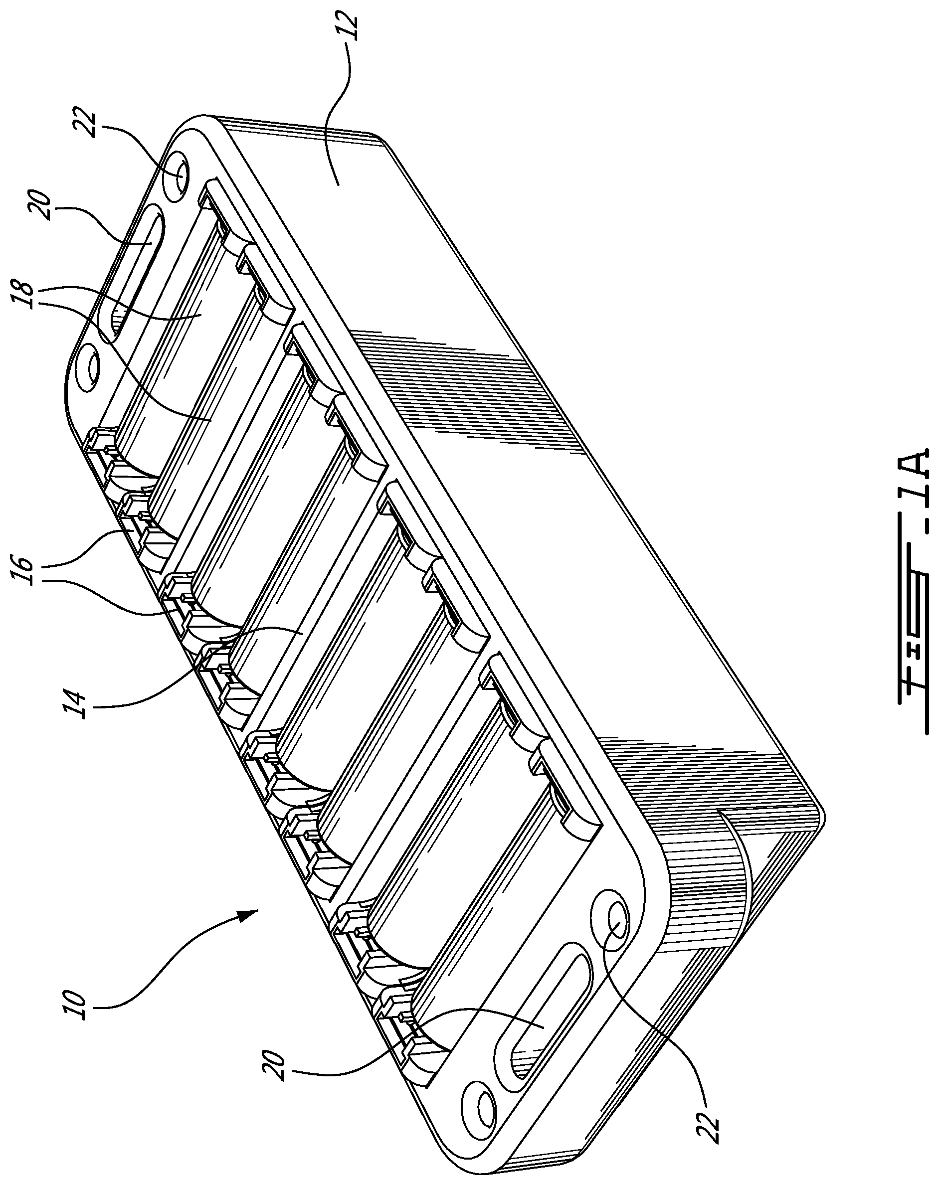 Patent US12100980 Figure 1 – Battery harvesting device and method