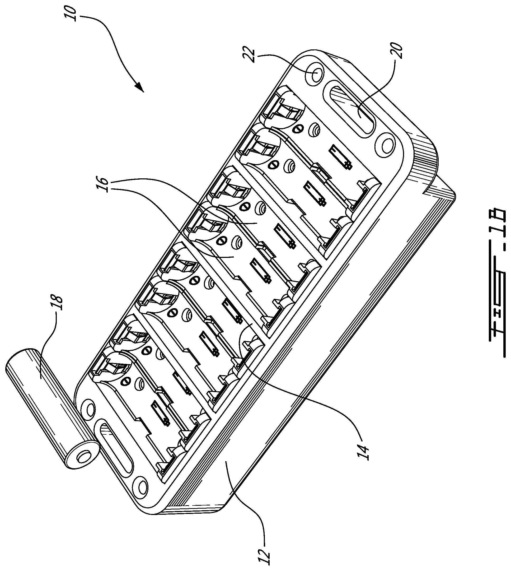 Patent US12100980 Figure 2 – Battery harvesting device and method