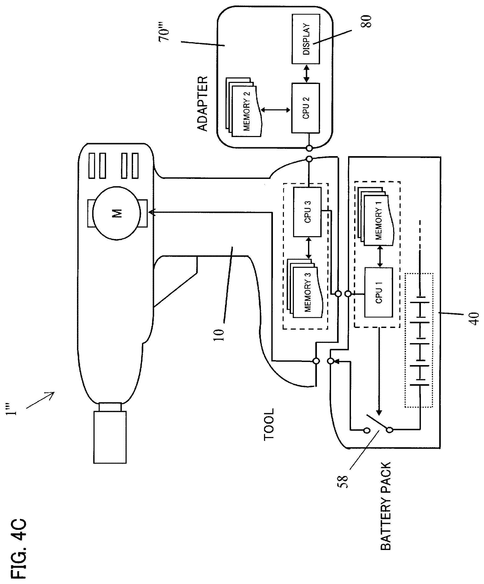 Patent US12100981 Figure 12 – Power tool system having receptacle for wireless communication adapter