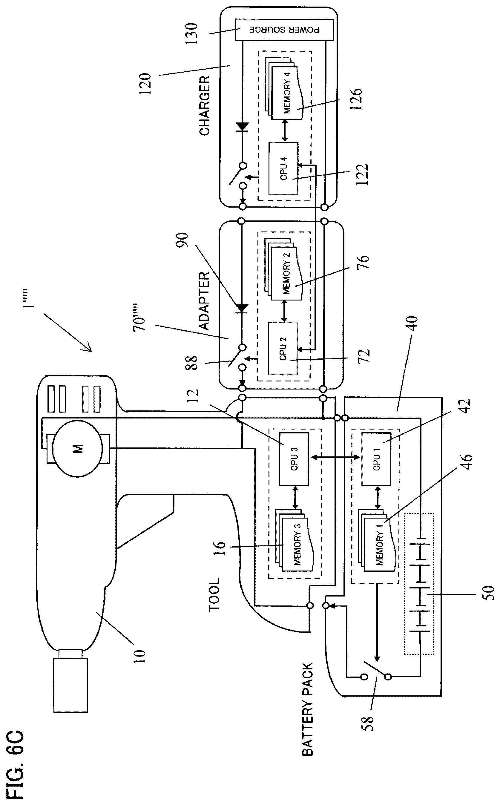 Patent US12100981 Figure 18 – Power tool system having receptacle for wireless communication adapter
