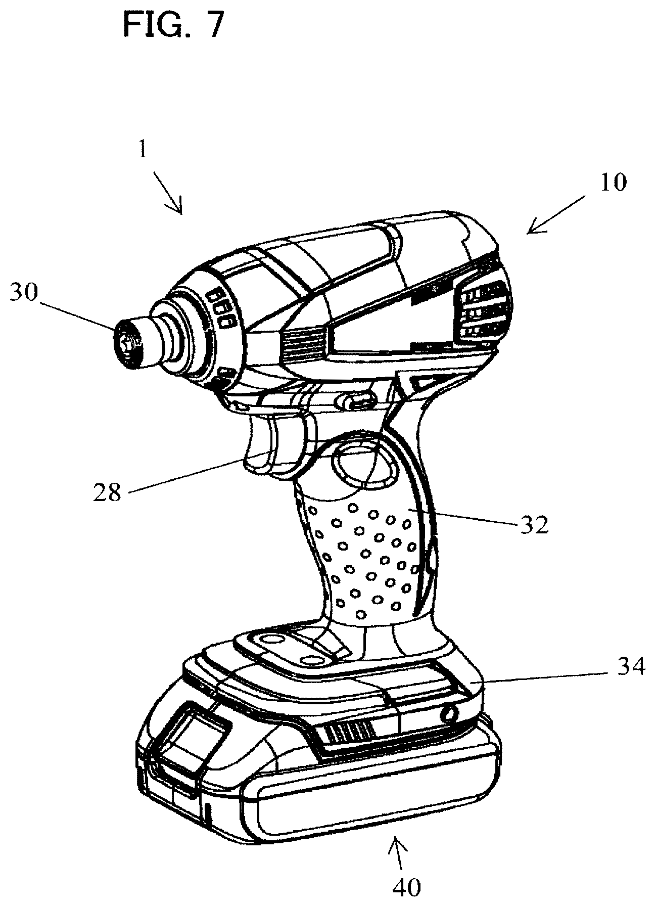 Patent US12100981 Figure 19 – Power tool system having receptacle for wireless communication adapter