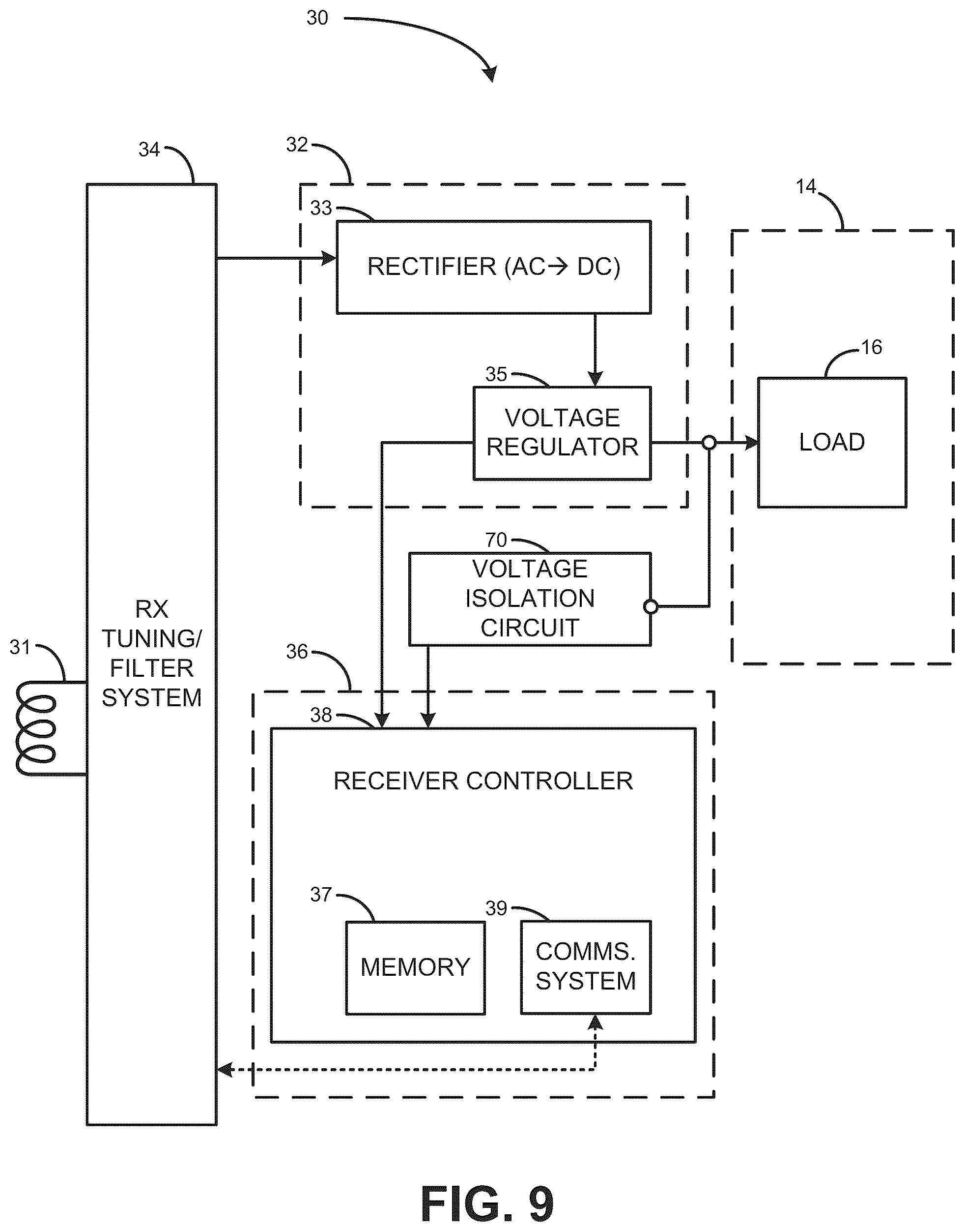 Patent US12100982 Figure 9 – Wireless power transfer system for listening devices