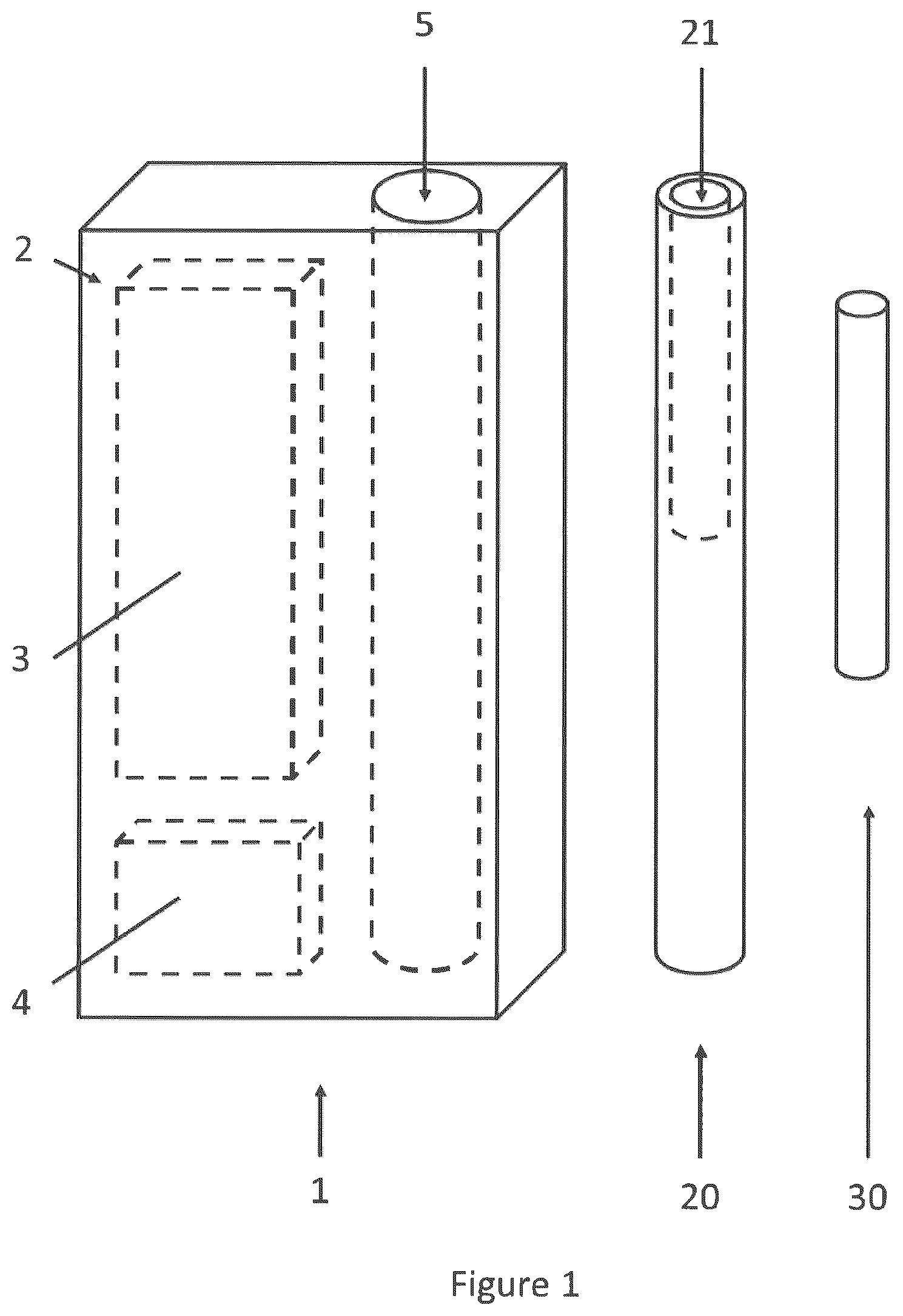 Patent US12100984 Figure 1 – Aerosol-generating system with charging device and aerosol-generating device with end contacts