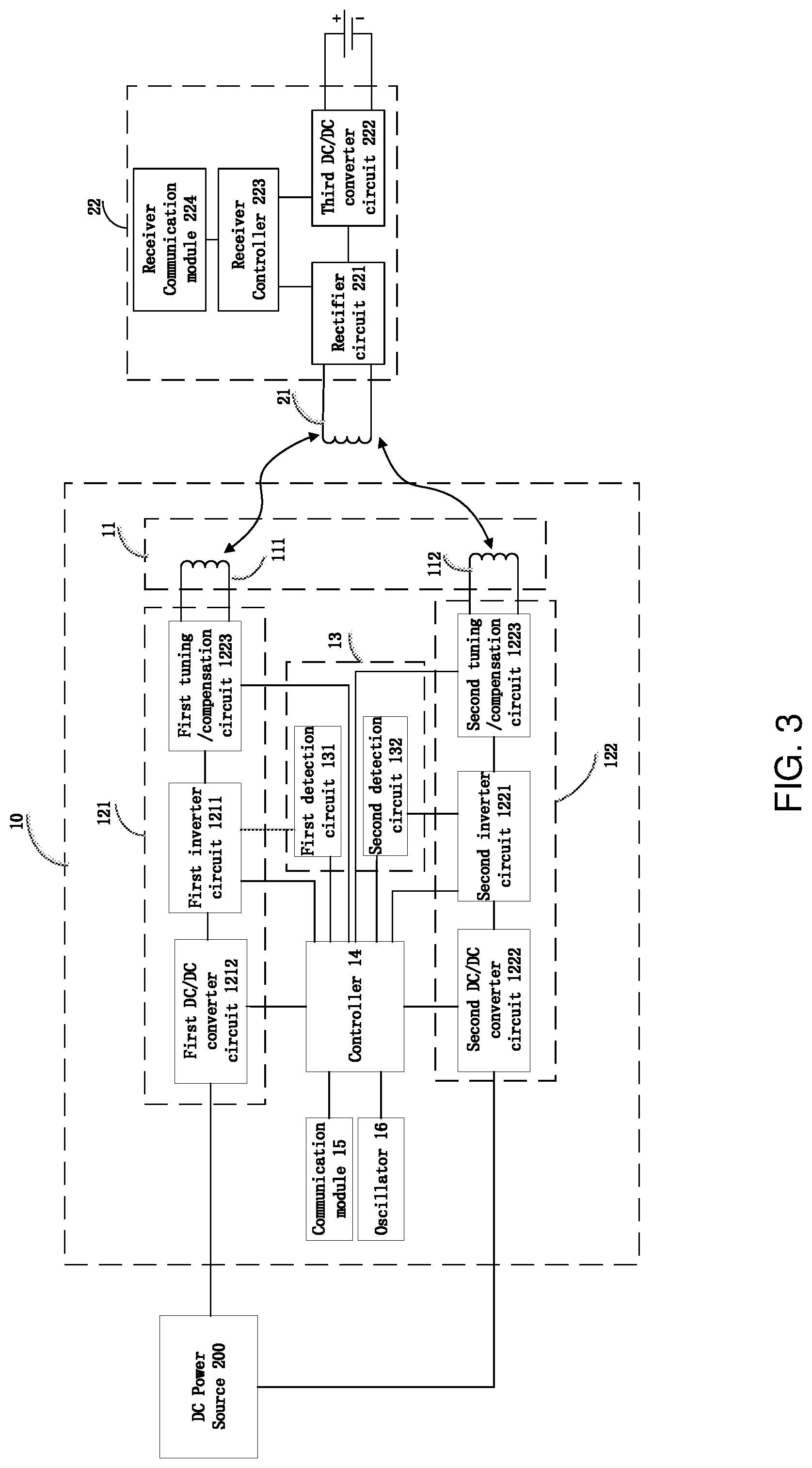 Patent US12100987 Figure 5 – Wireless charging transmitter system and method for controlling same