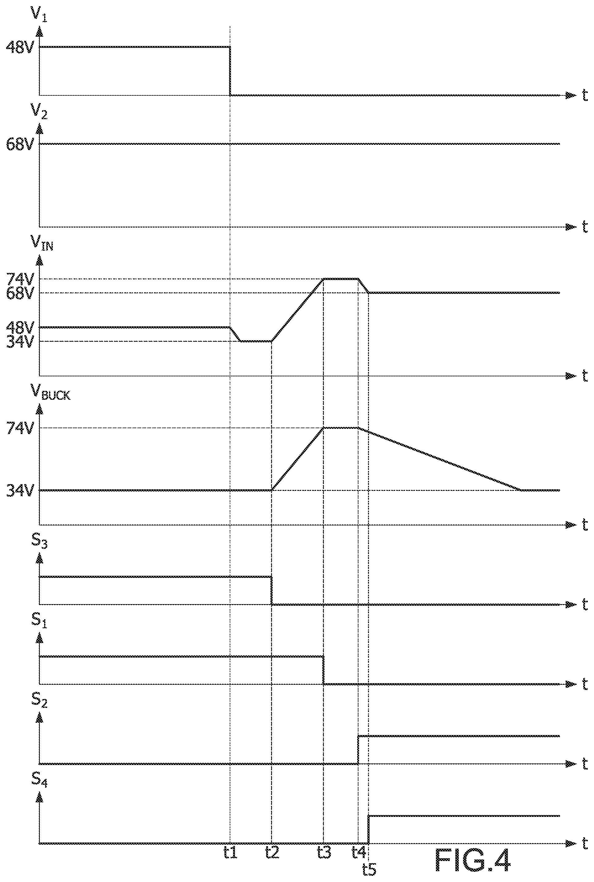 Patent US12100991 Figure 4 – Dual-input power switching system and method of operating the same