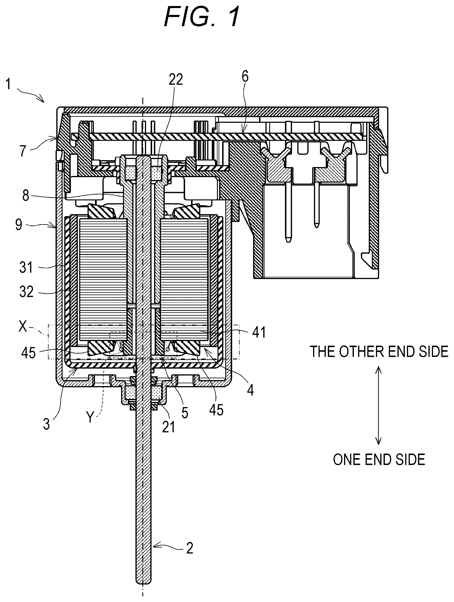 Patent US12100993 — Outer rotor brushless motor — Figure 1