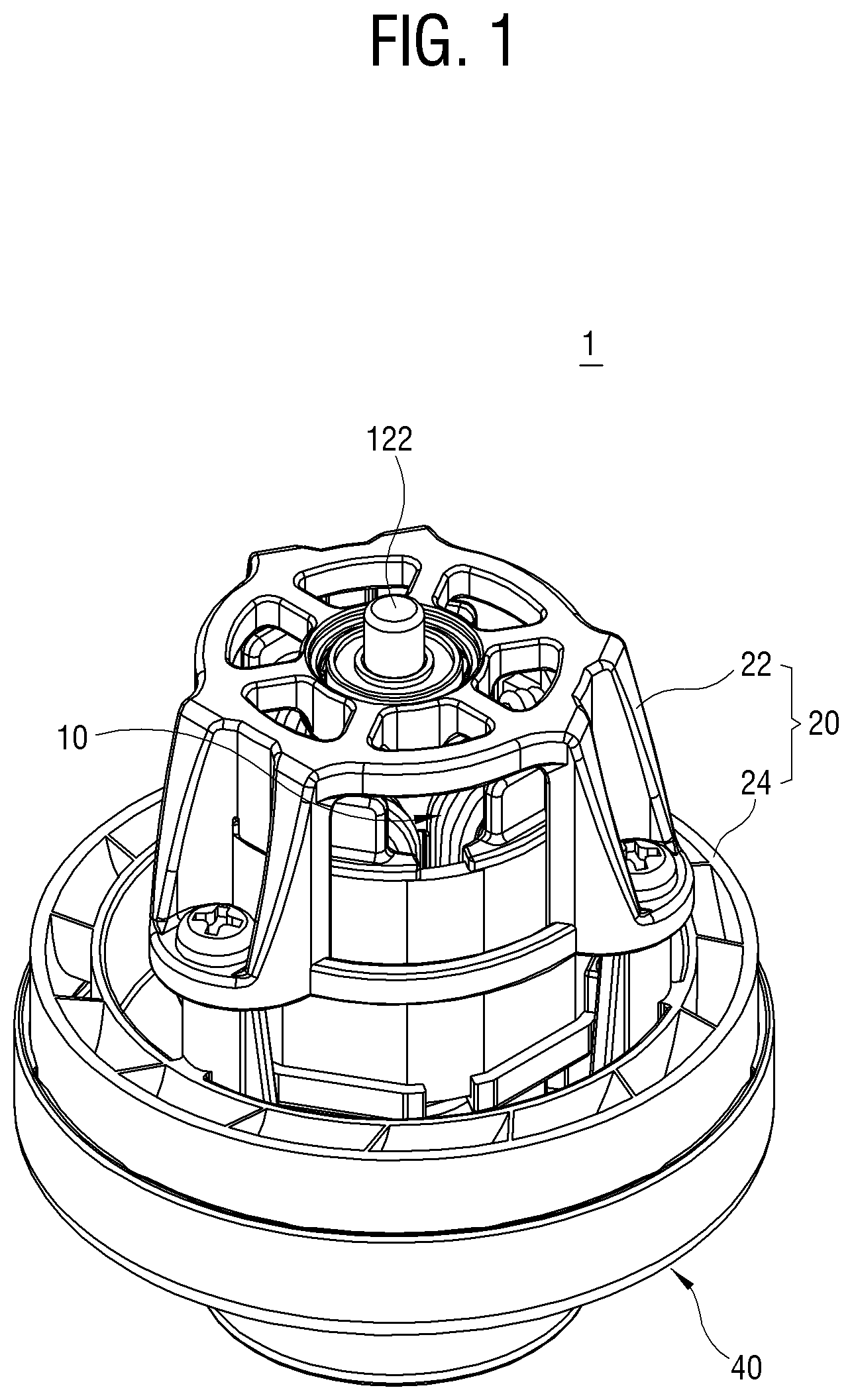 Patent US12100994 Figure 1 – BLDC motor