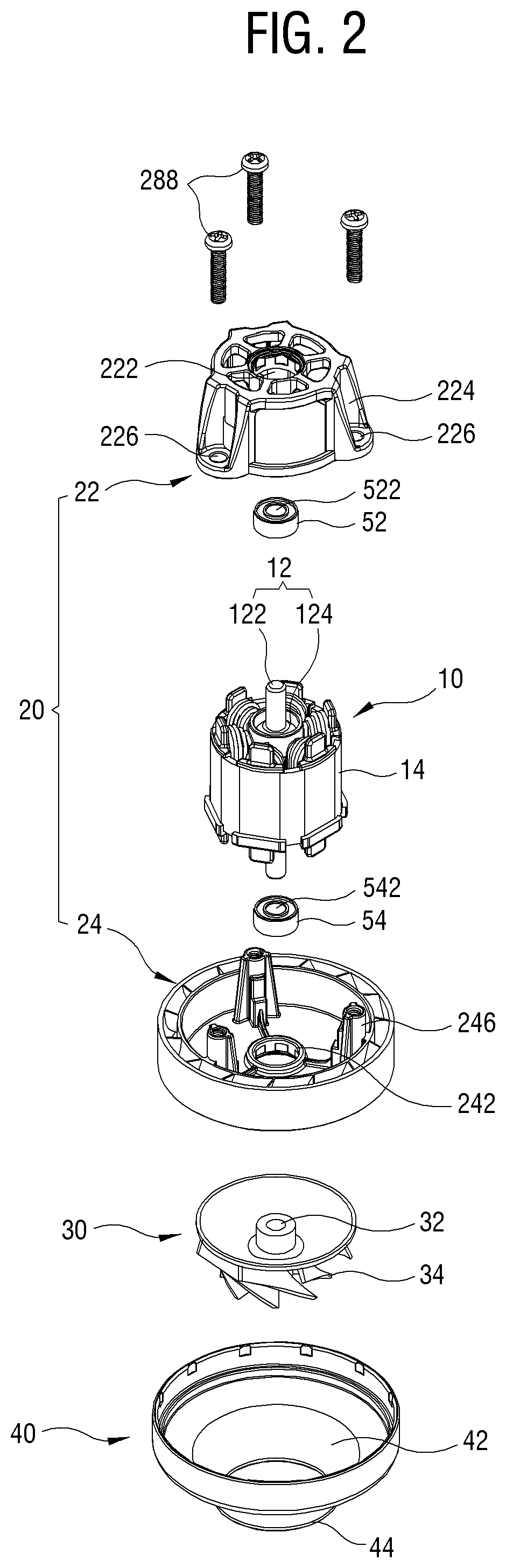 Patent US12100994 Figure 2 – BLDC motor