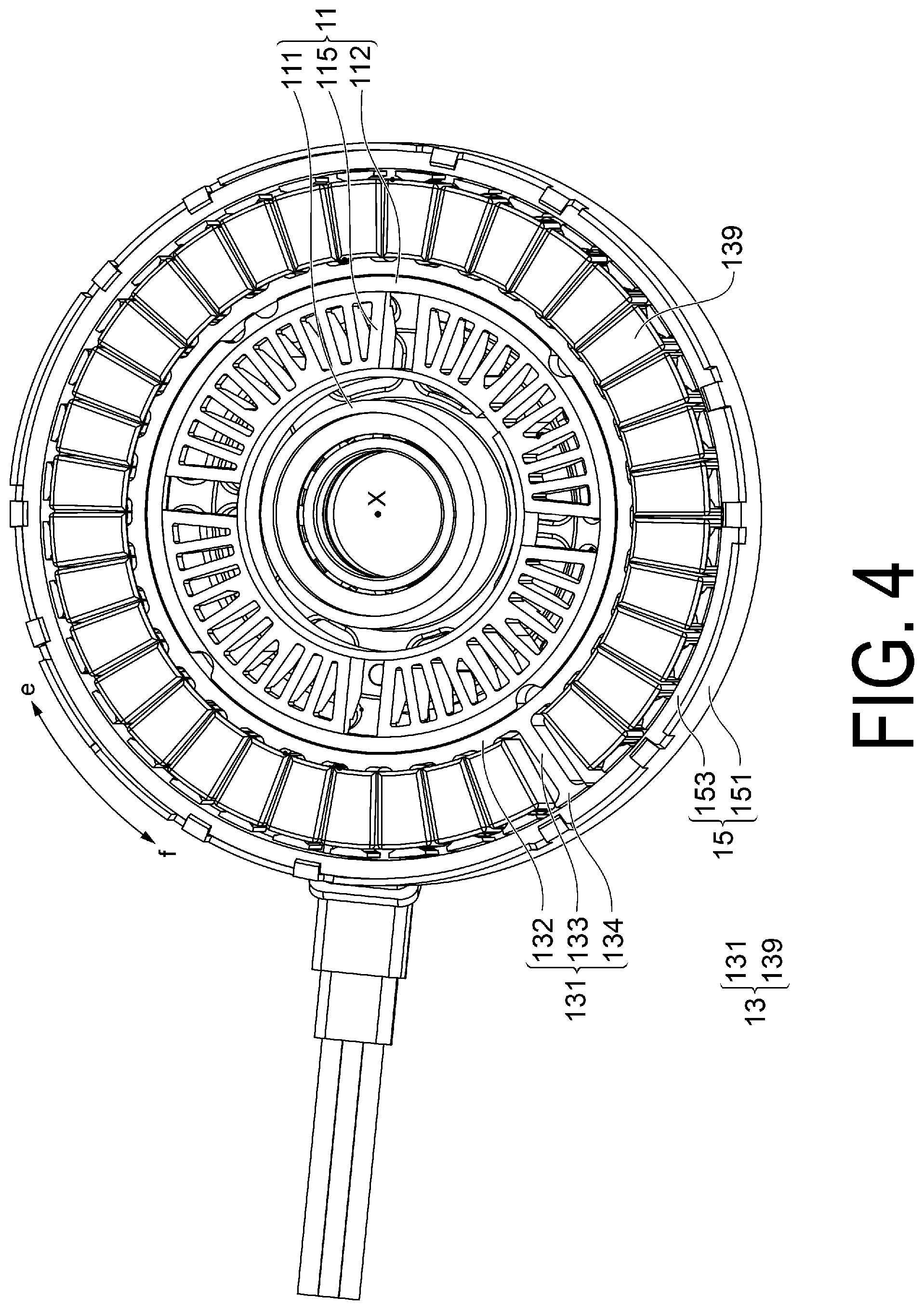 Patent US12100998 Figure 4 – Motor