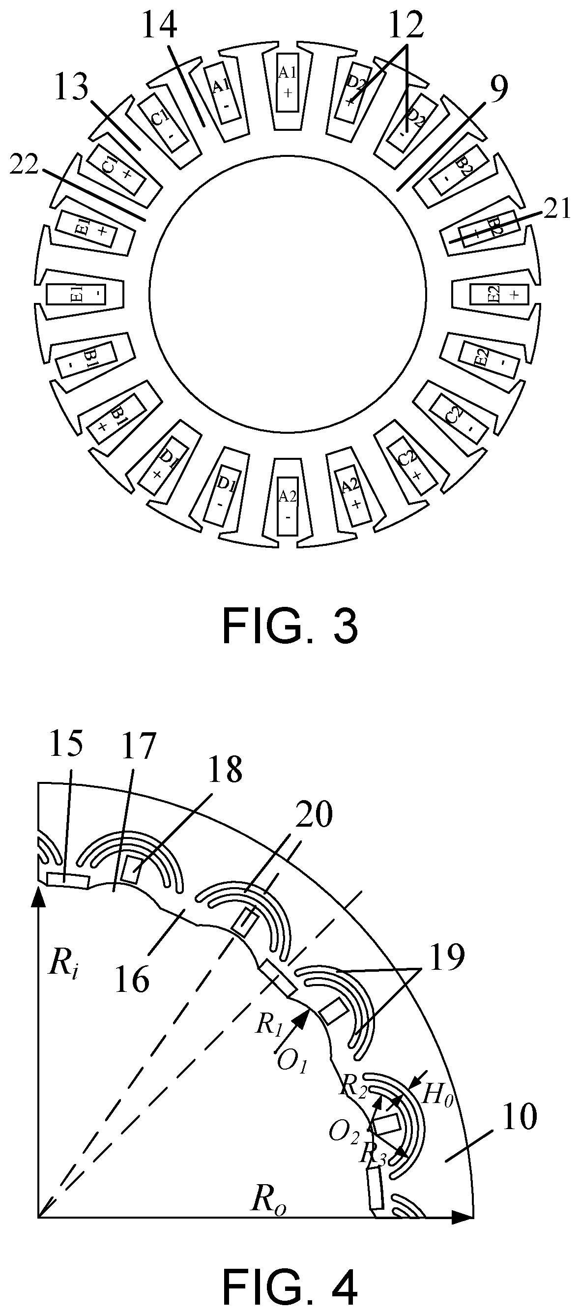Patent US12100999 Figure 3 – Permanent-magnet fault-tolerant in-wheel motor based on active sensorless strategy and drive and design methods thereof