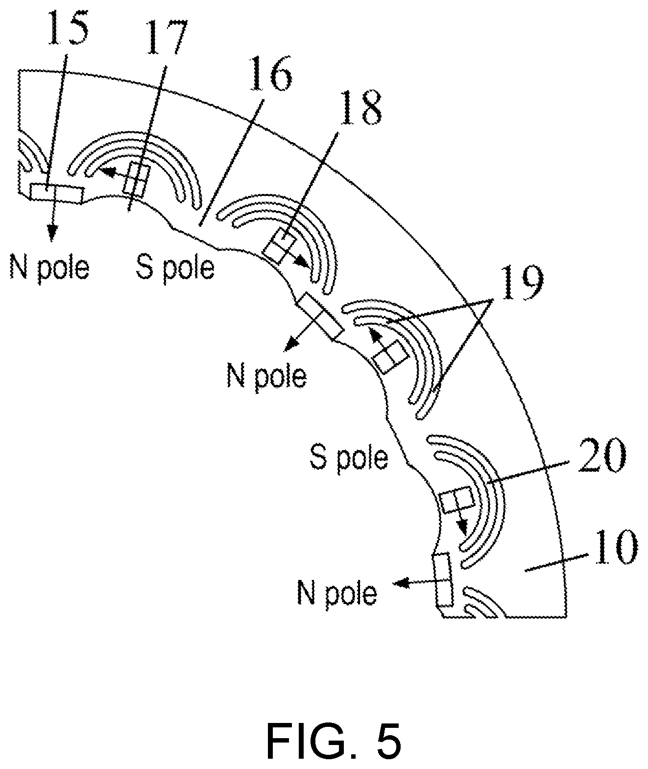 Patent US12100999 Figure 4 – Permanent-magnet fault-tolerant in-wheel motor based on active sensorless strategy and drive and design methods thereof