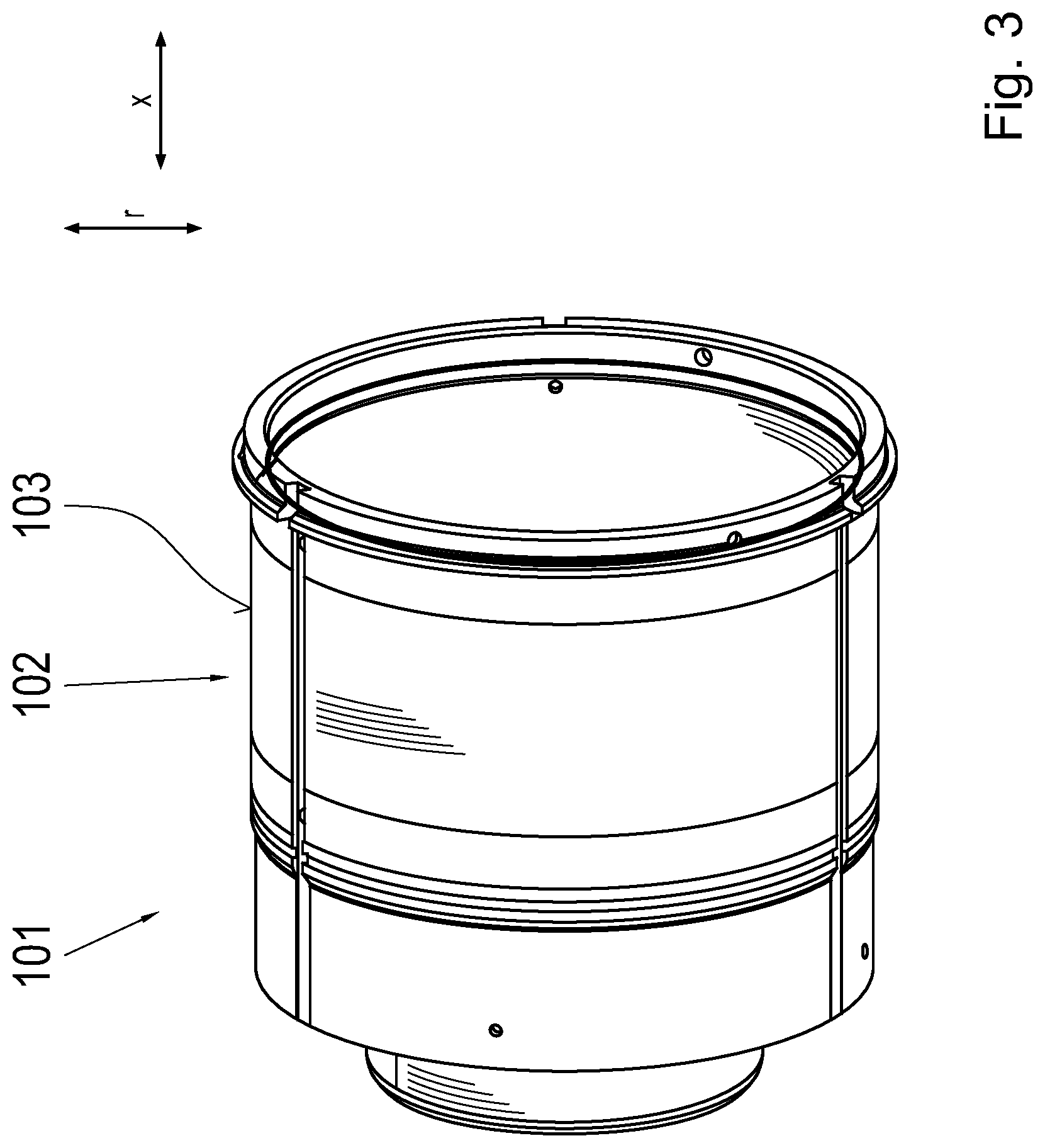 Patent US12101000 Figure 3 – Rotor carrier for a rotor of an electric motor