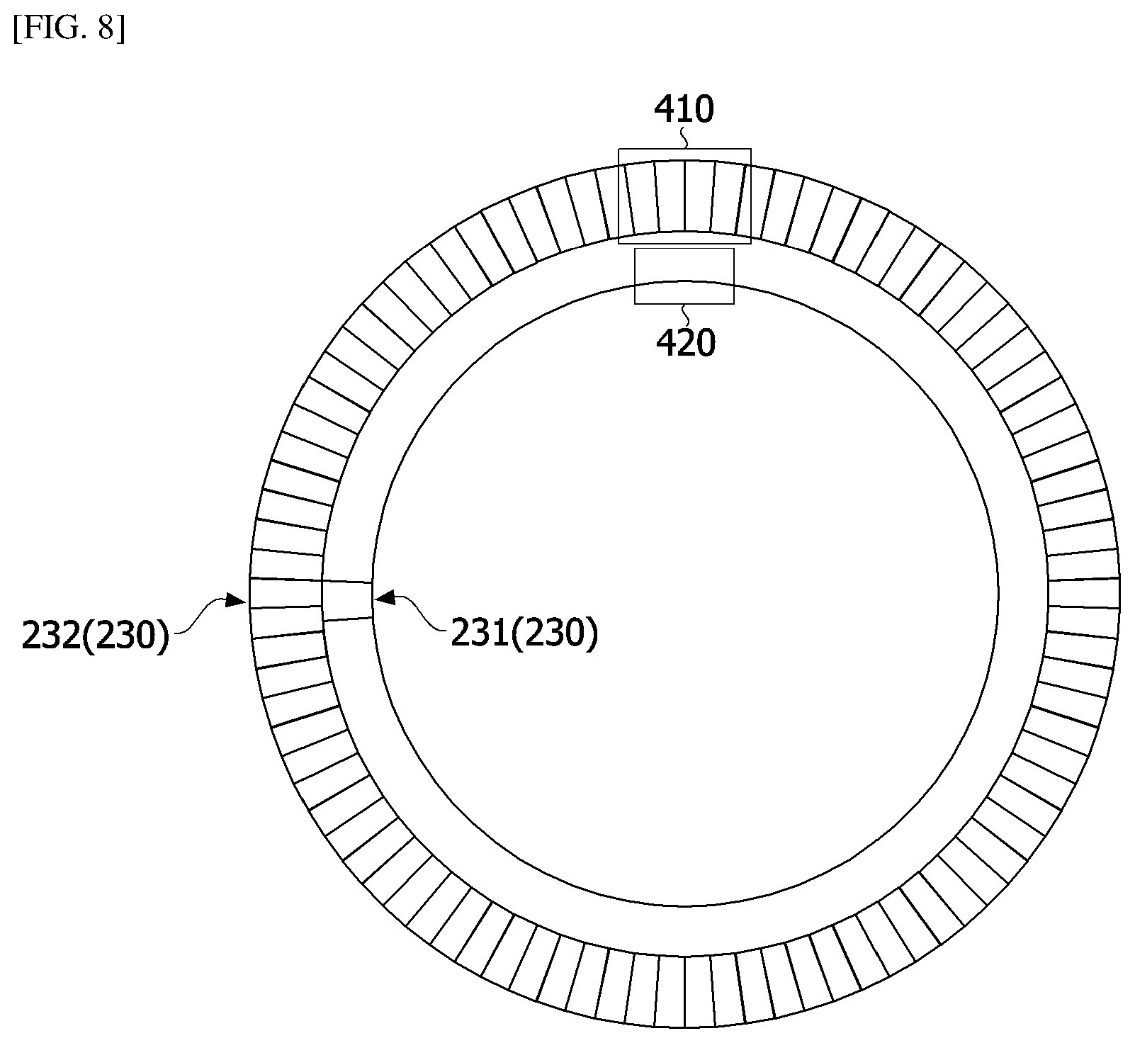 Patent US12101002 Figure 8 – Motor