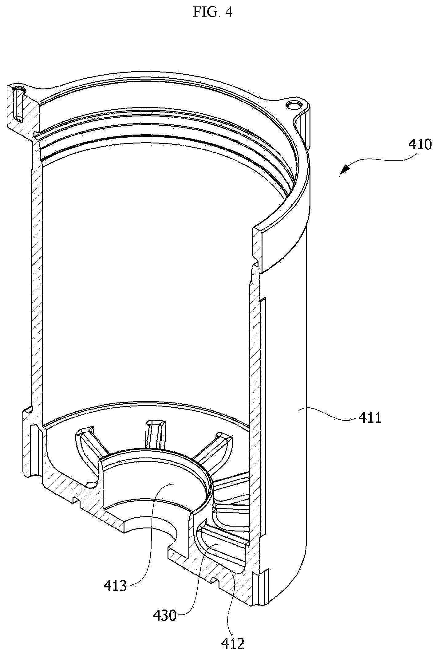 Patent US12101006 Figure 4 – Motor, and method for manufacturing stator provided in motor