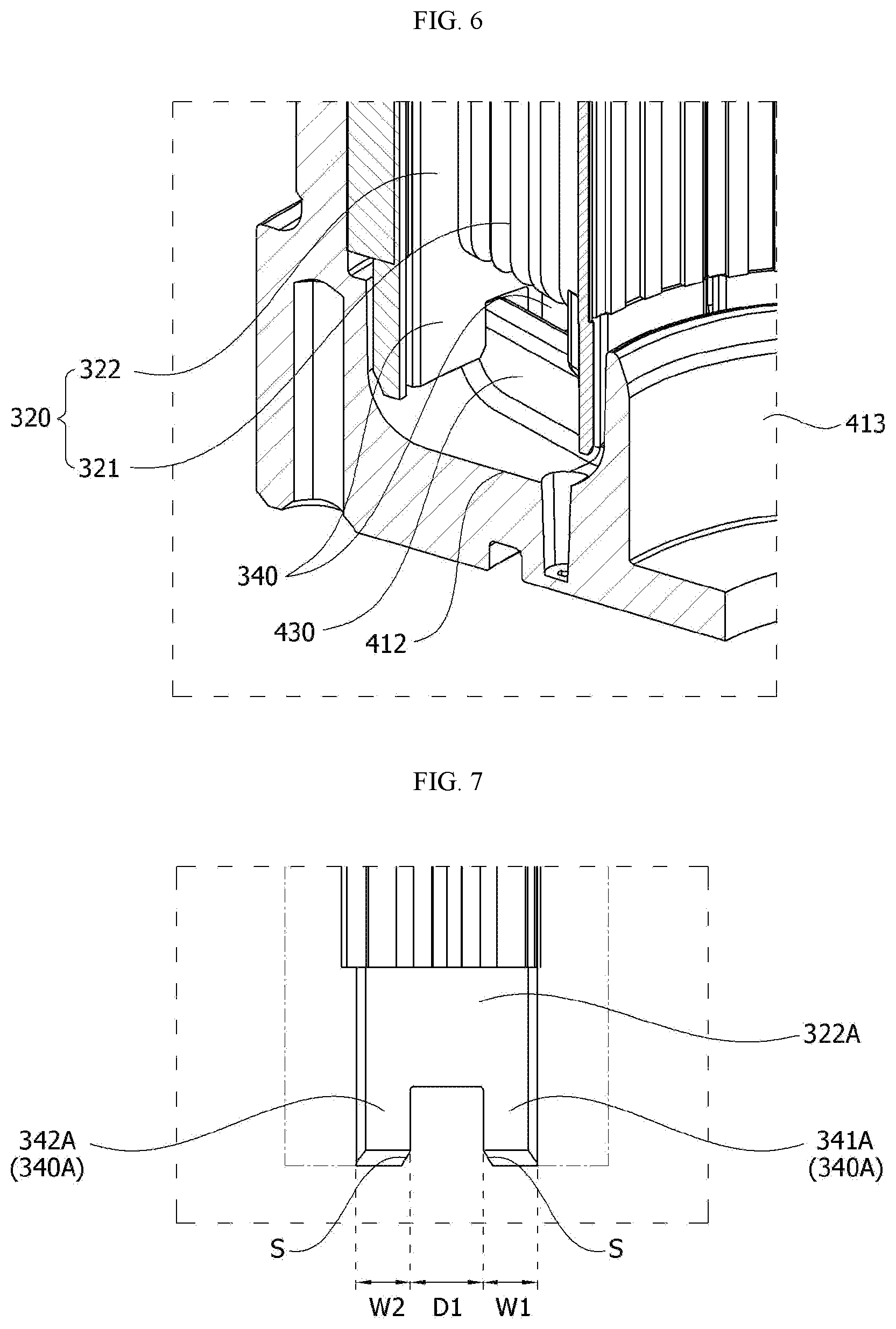 Patent US12101006 Figure 6 – Motor, and method for manufacturing stator provided in motor