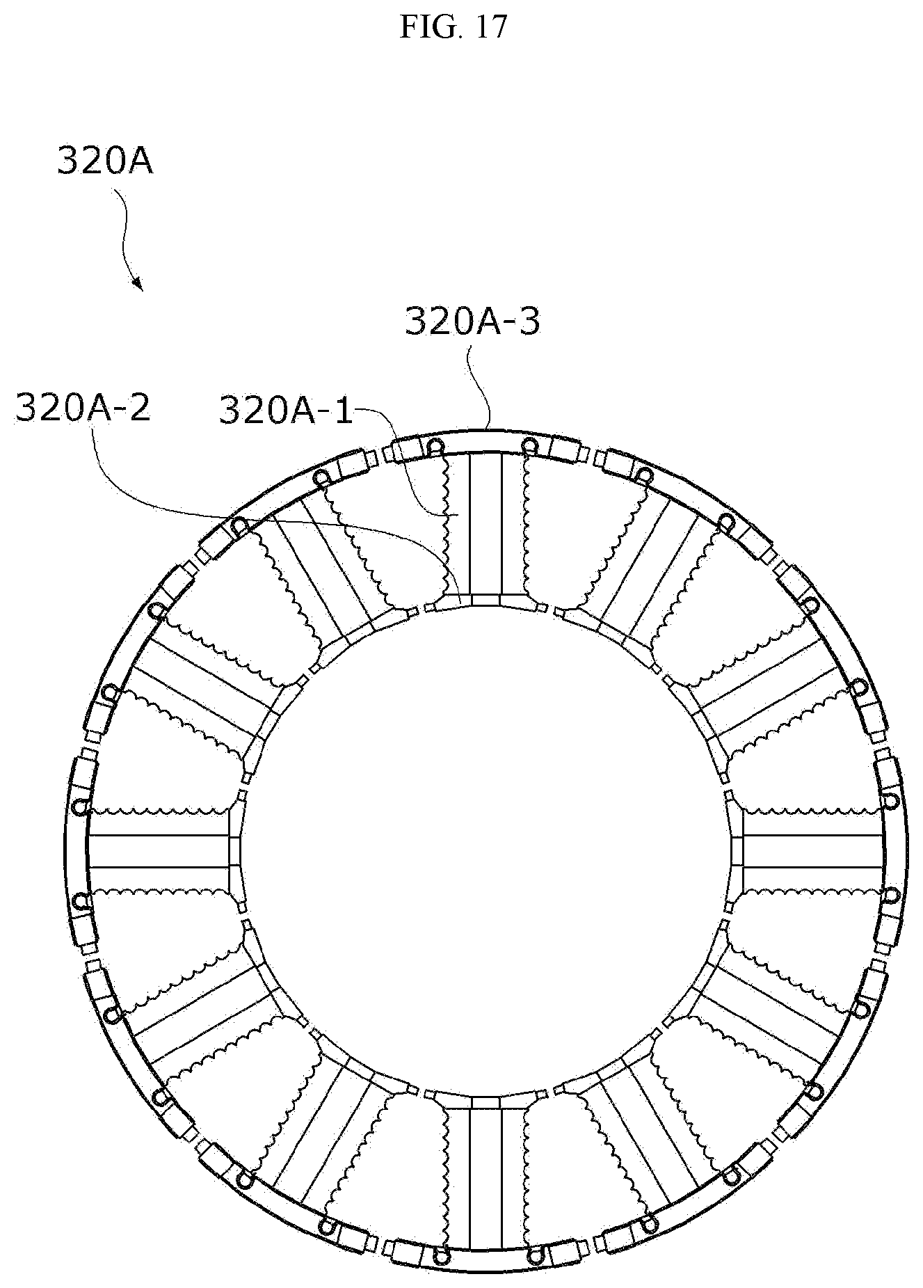Patent US12101006 Figure 14 – Motor, and method for manufacturing stator provided in motor