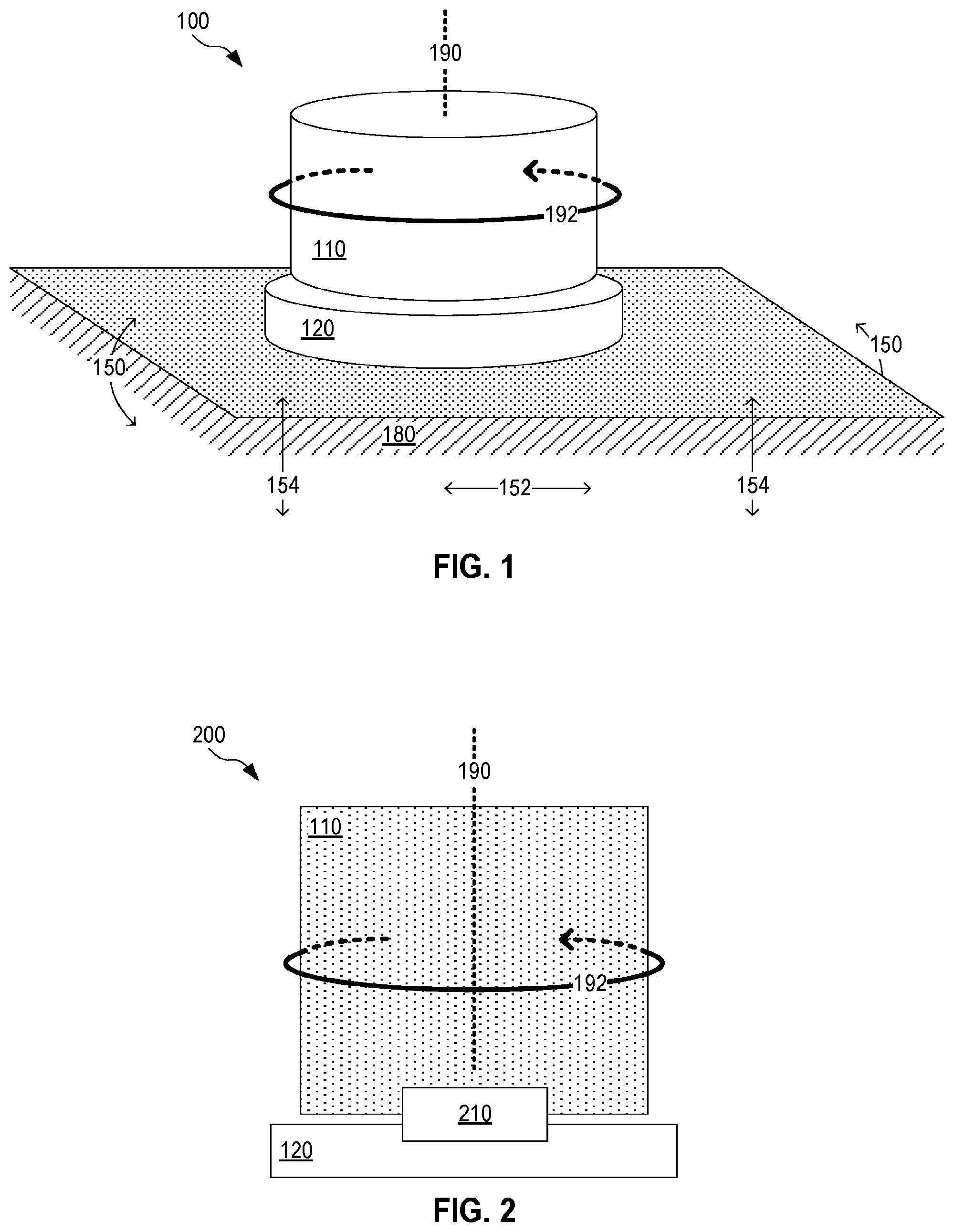 Patent US12101007 Figure 1 – Flywheel systems and flywheel bearing modules
