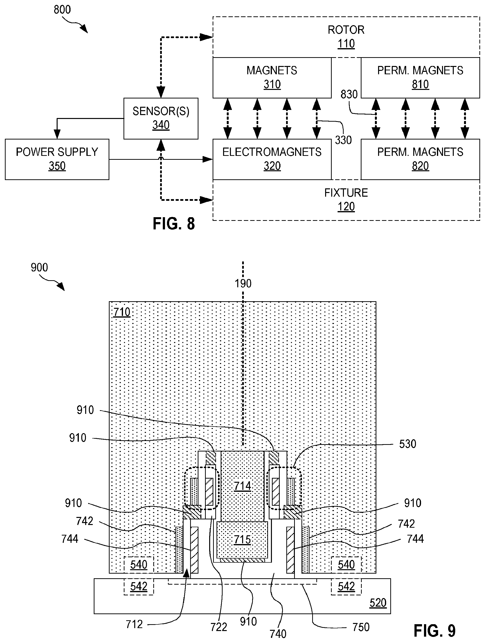 Patent US12101007 Figure 5 – Flywheel systems and flywheel bearing modules