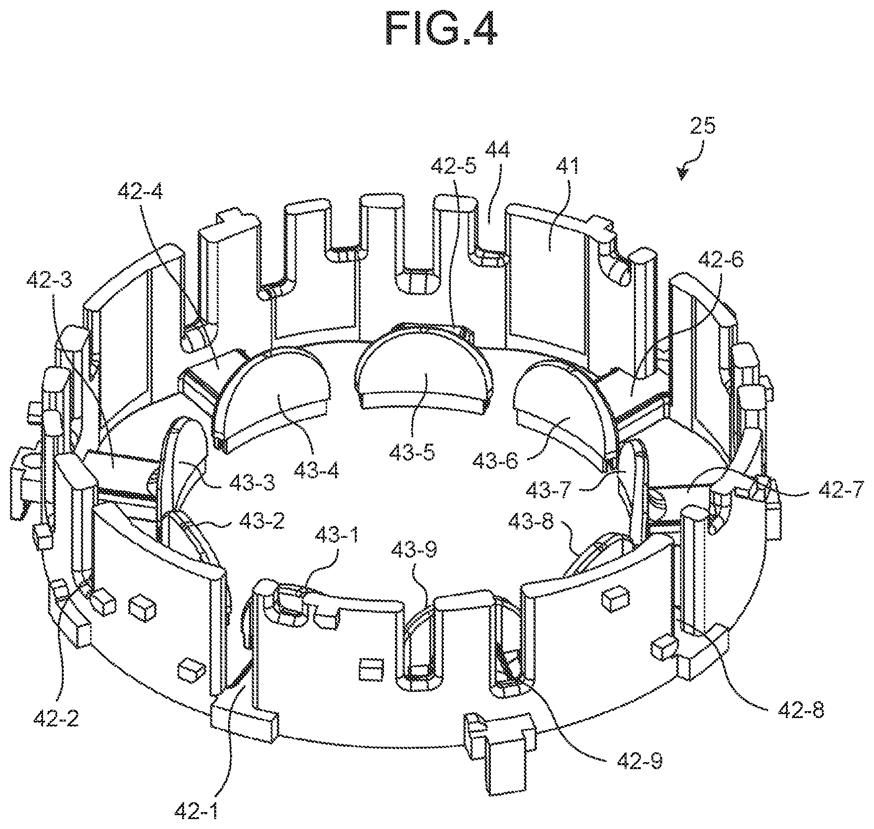 Patent US12101009 Figure 4 – Motor and compressor