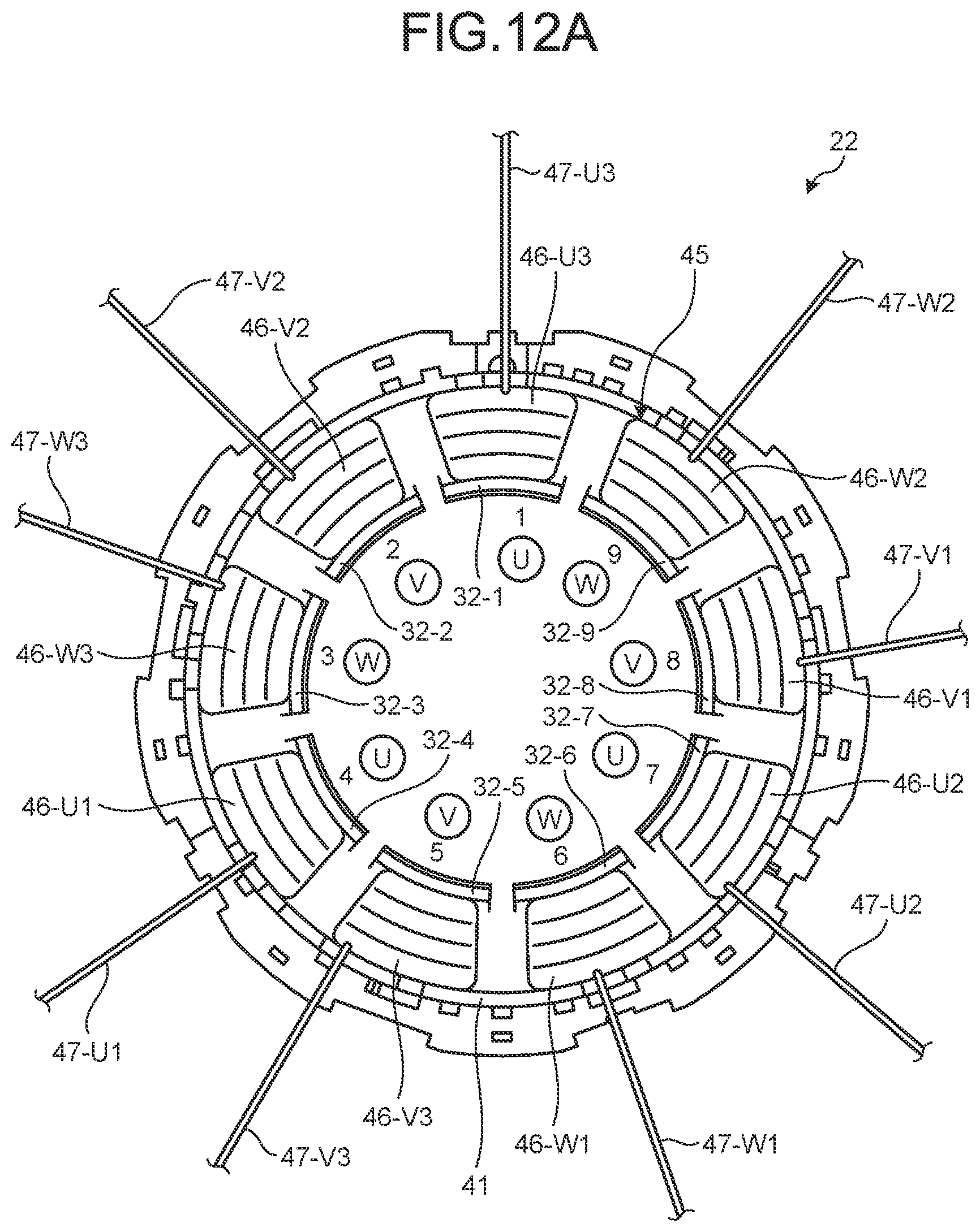 Patent US12101009 Figure 11 – Motor and compressor