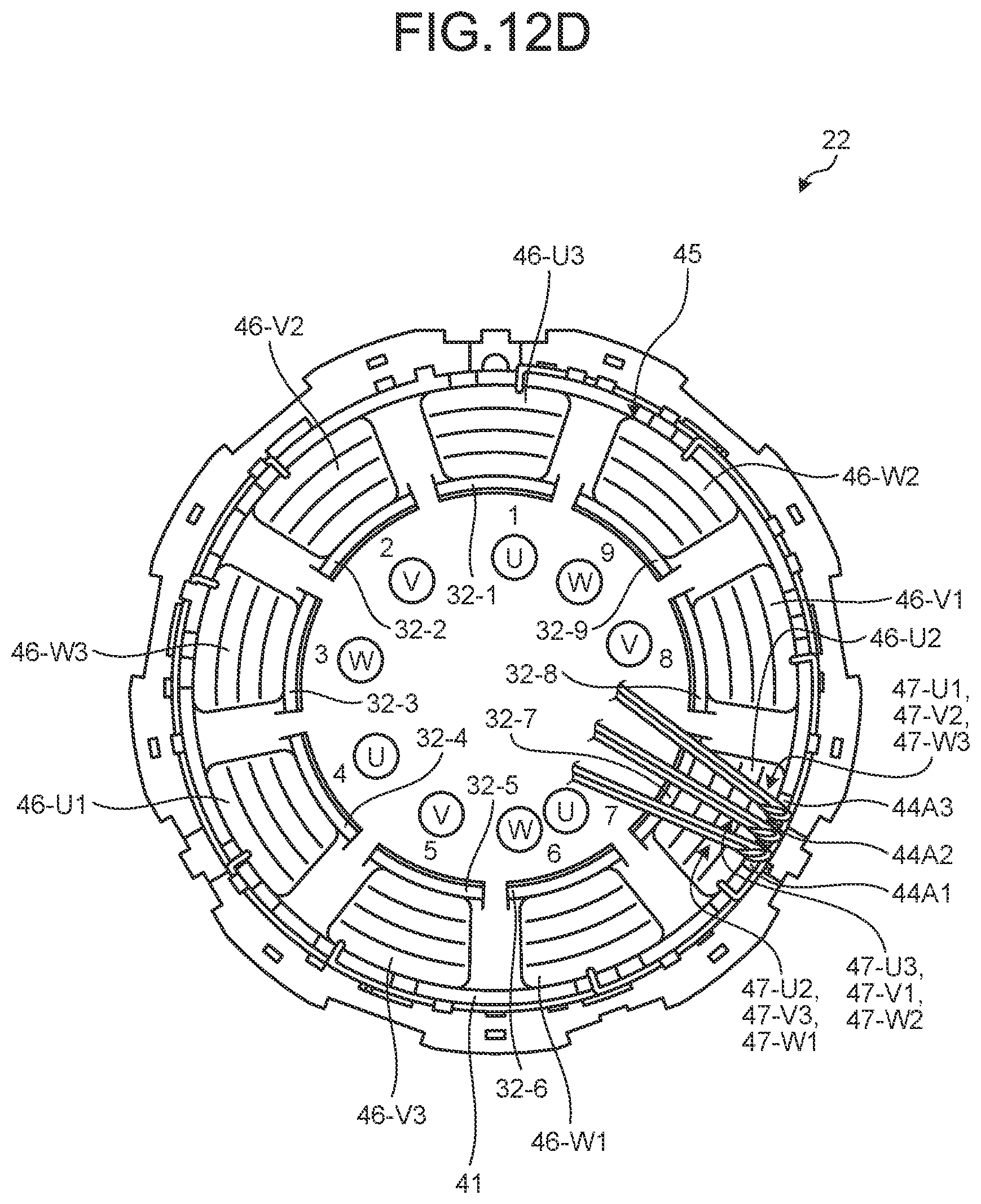 Patent US12101009 Figure 14 – Motor and compressor