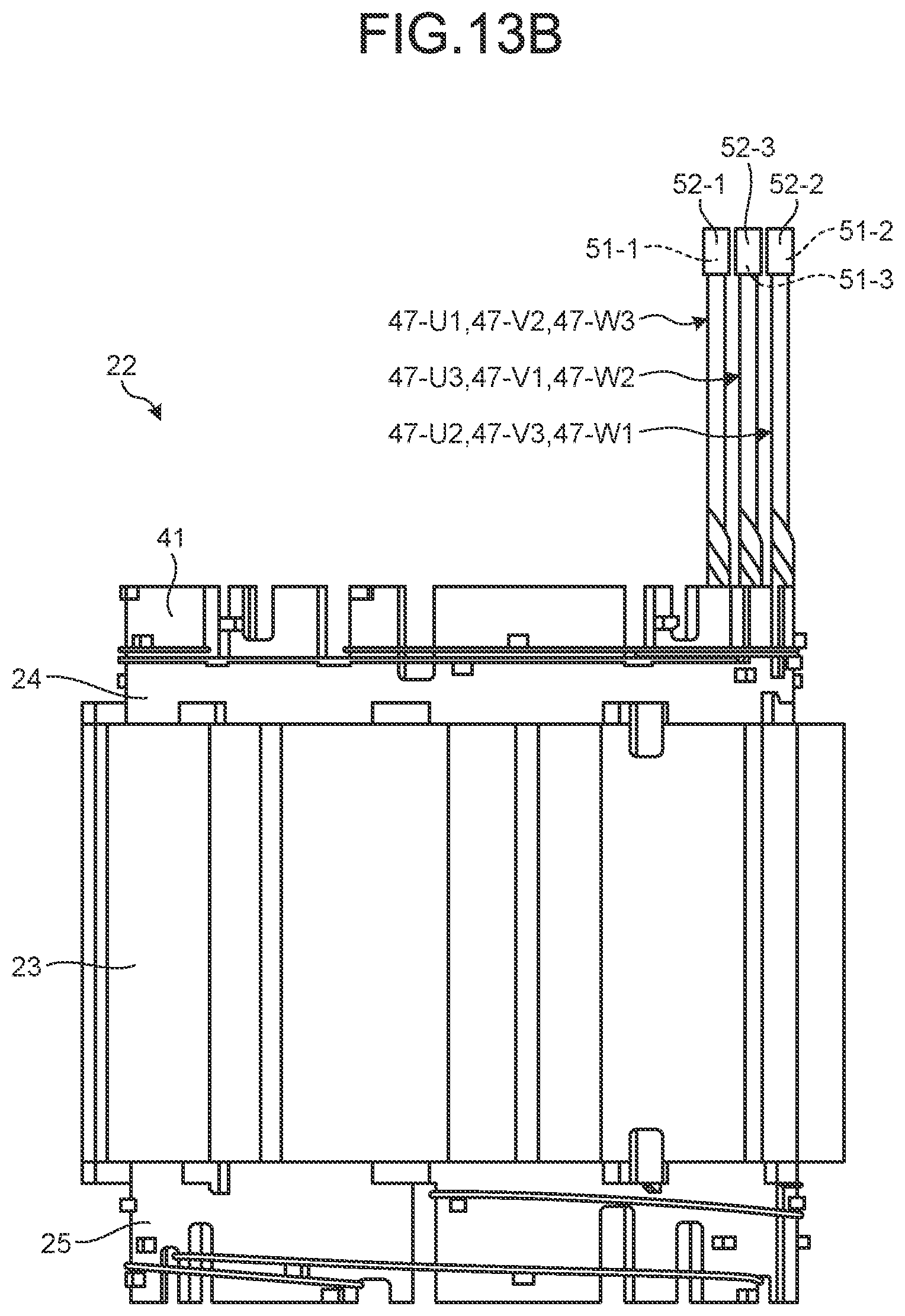 Patent US12101009 Figure 16 – Motor and compressor
