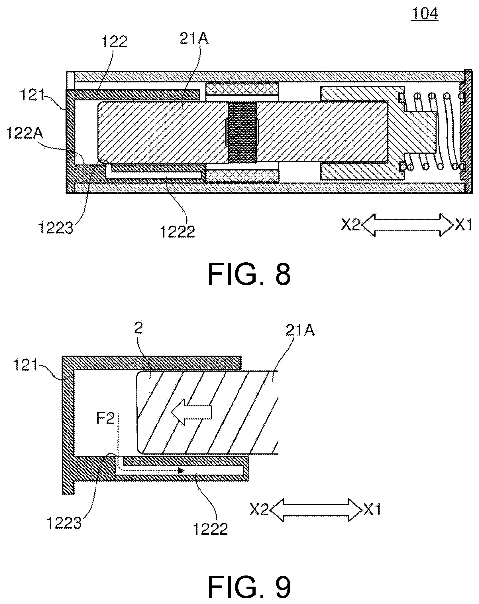 Patent US12101010 Figure 5 – Vibration motor with bearing portion and air passage and air hole