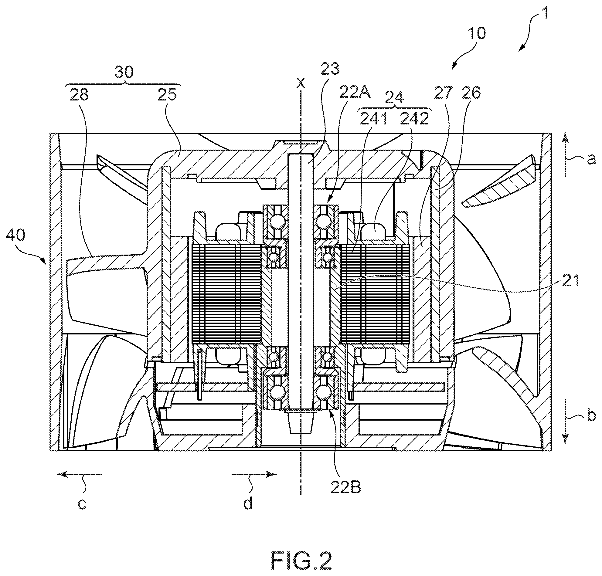 Patent US12101013 Figure 2 – Motor, motor state detection device, and motor state determination device