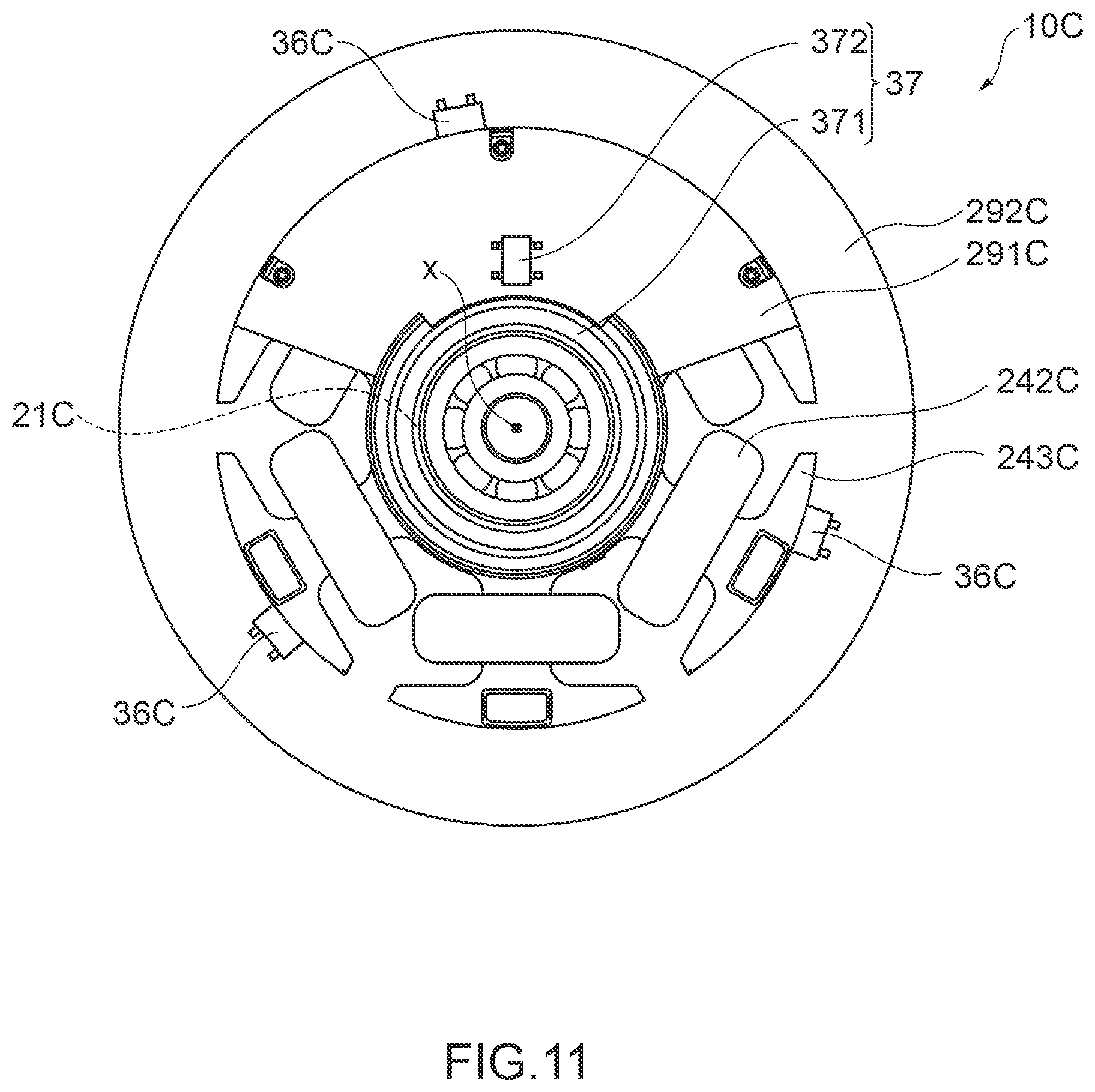 Patent US12101013 Figure 11 – Motor, motor state detection device, and motor state determination device