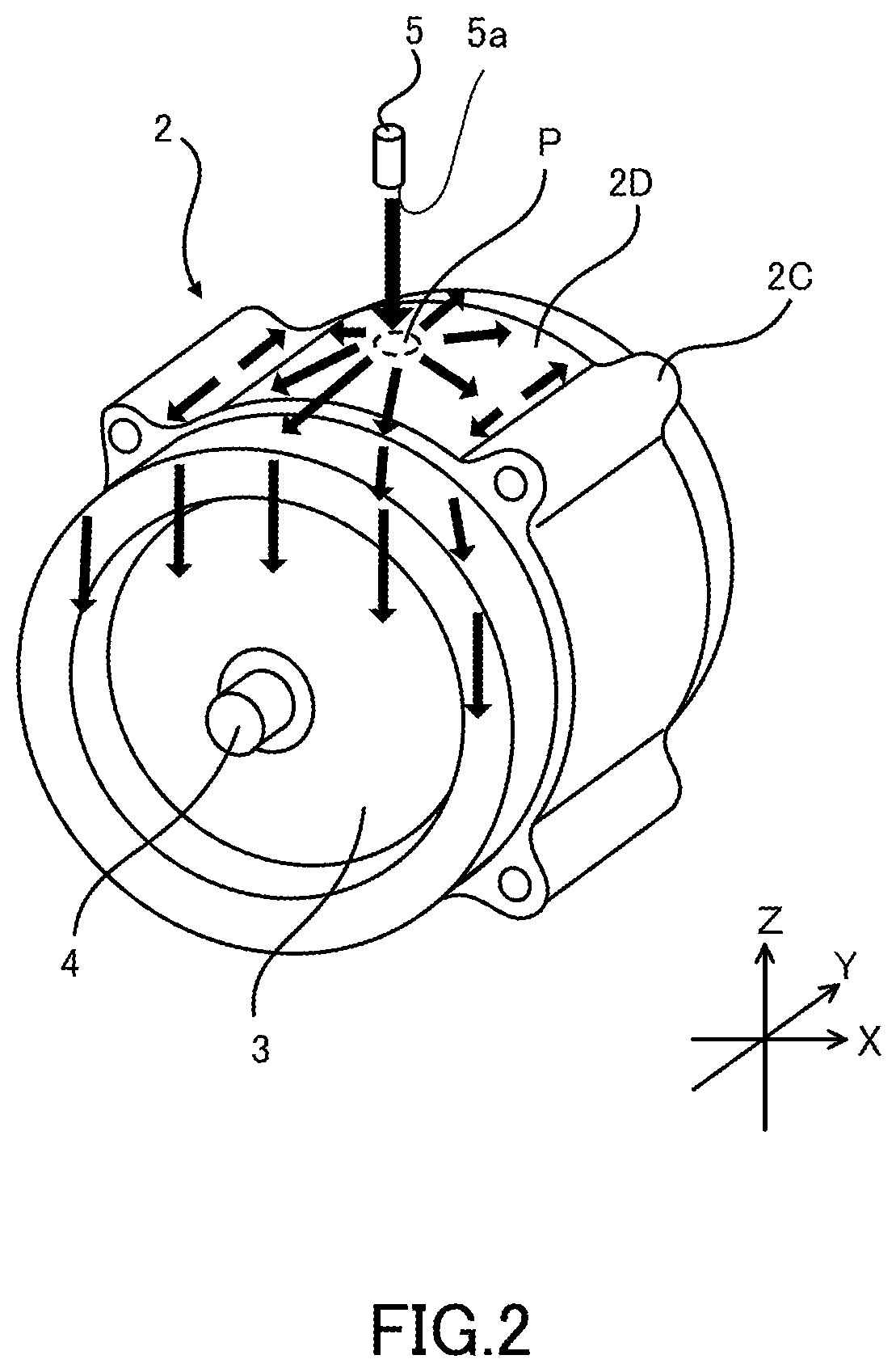 Patent US12101016 Figure 2 – Electric motor unit