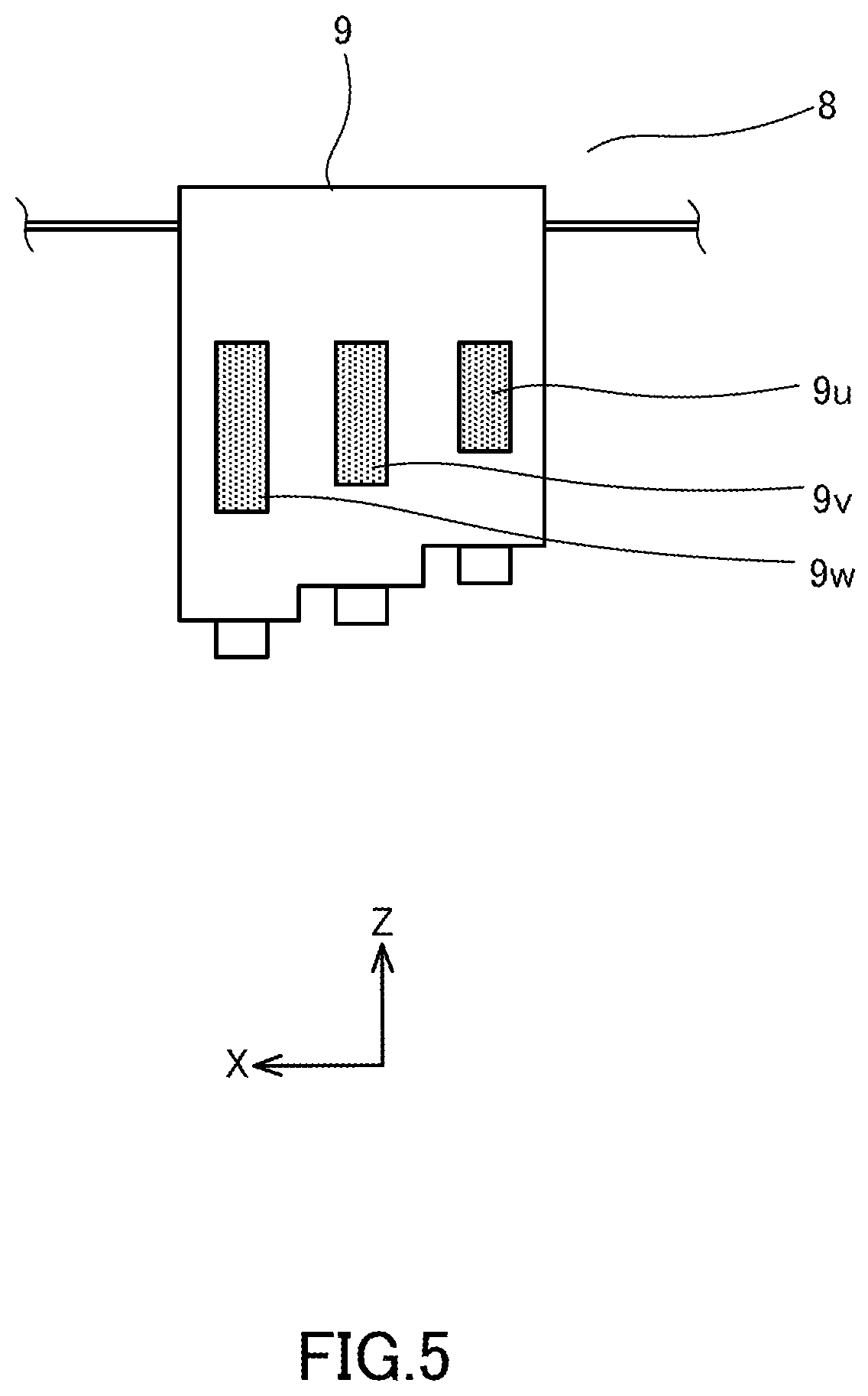 Patent US12101016 Figure 5 – Electric motor unit