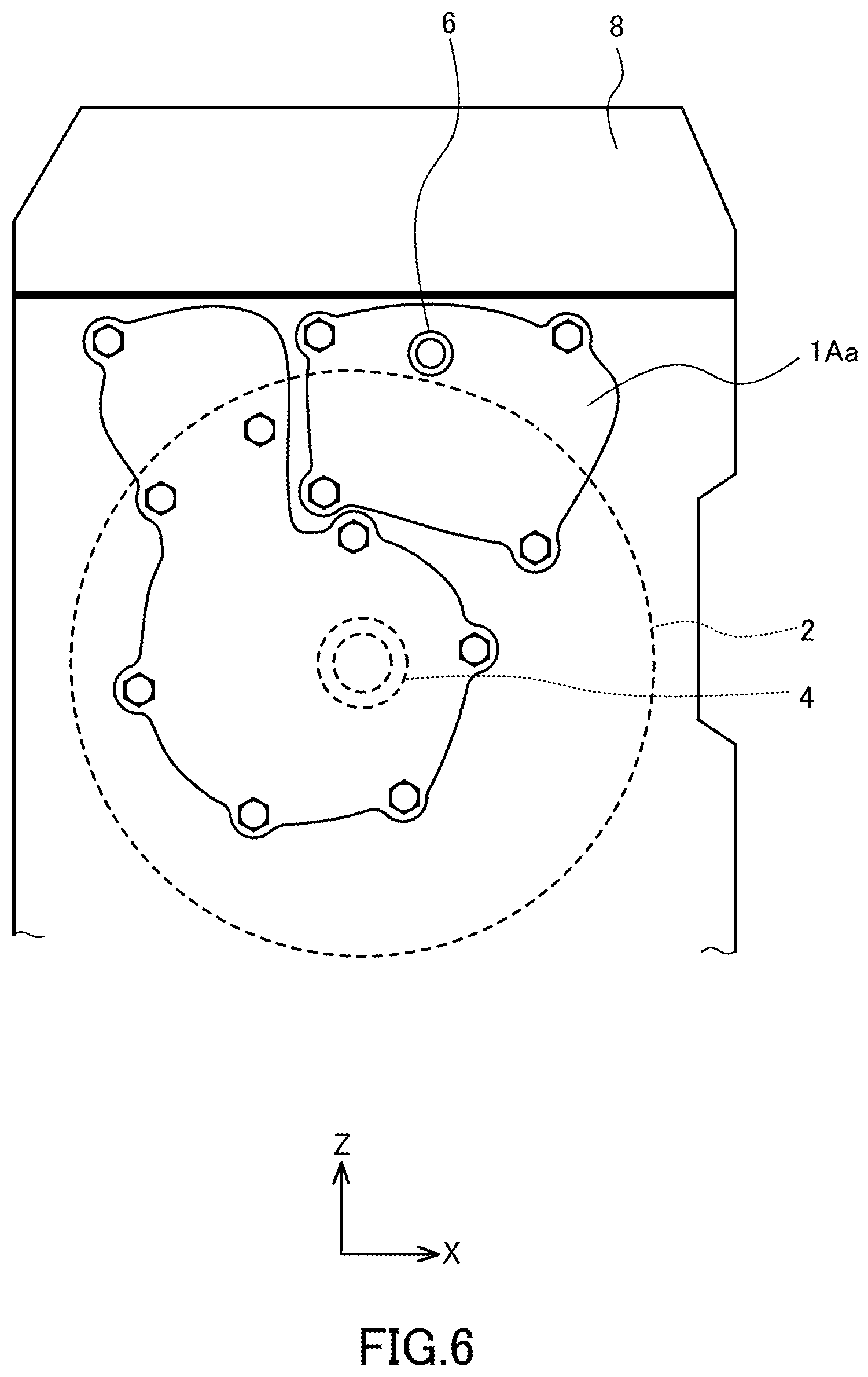 Patent US12101016 Figure 6 – Electric motor unit
