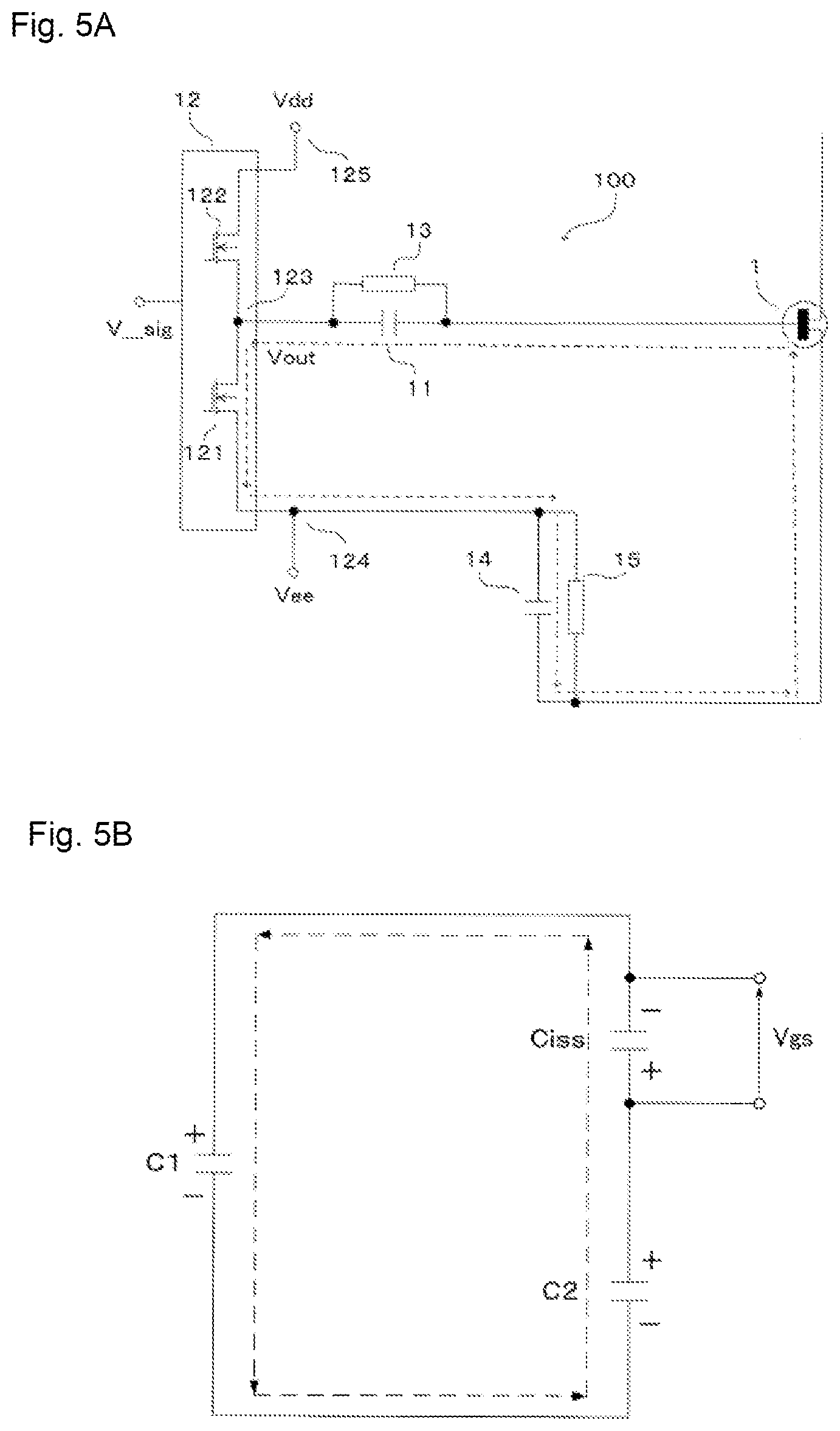 Patent US12101018 Figure 5 – Driving circuit for switching element and switching circuit