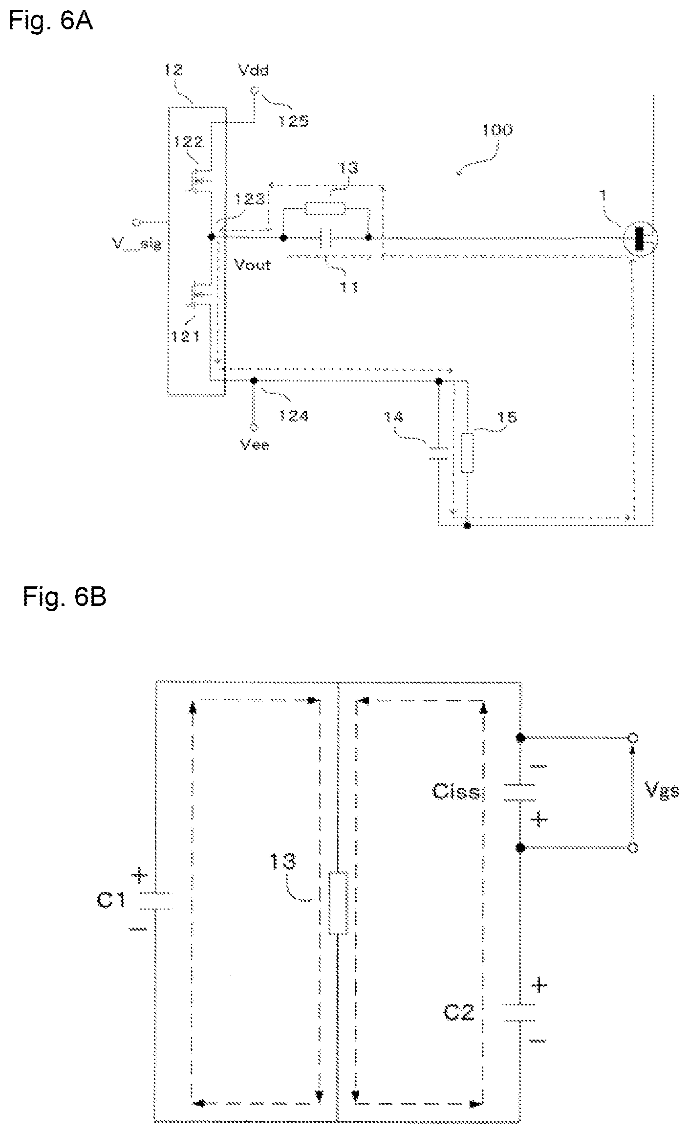 Patent US12101018 Figure 6 – Driving circuit for switching element and switching circuit