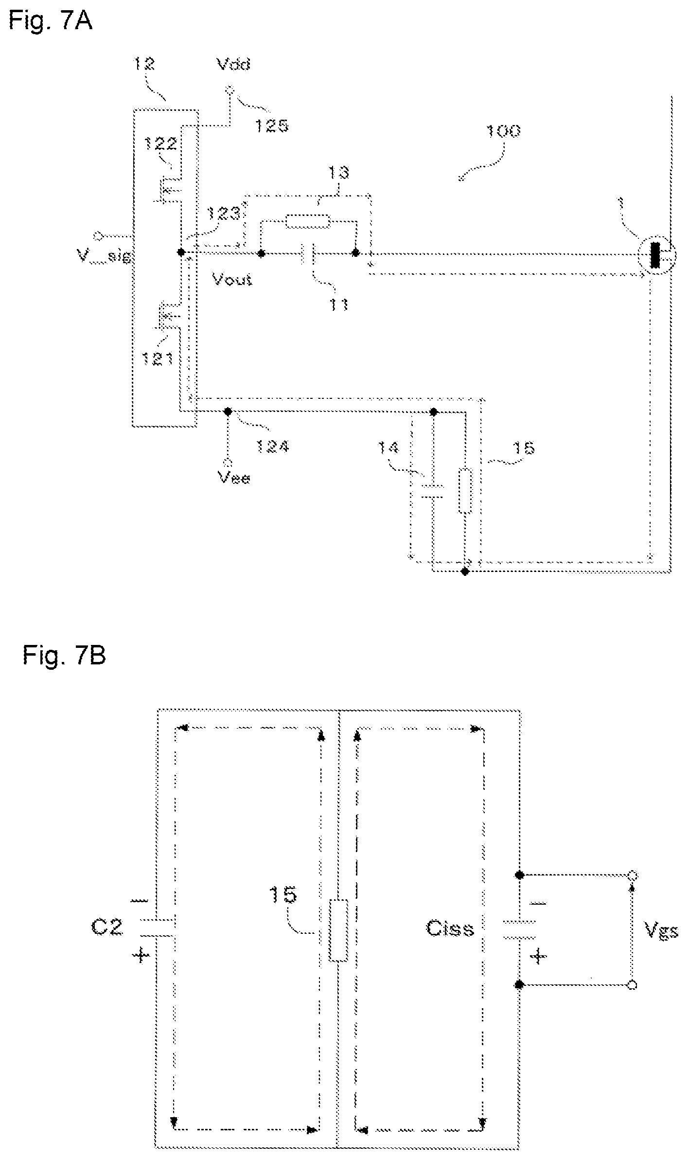Patent US12101018 Figure 7 – Driving circuit for switching element and switching circuit