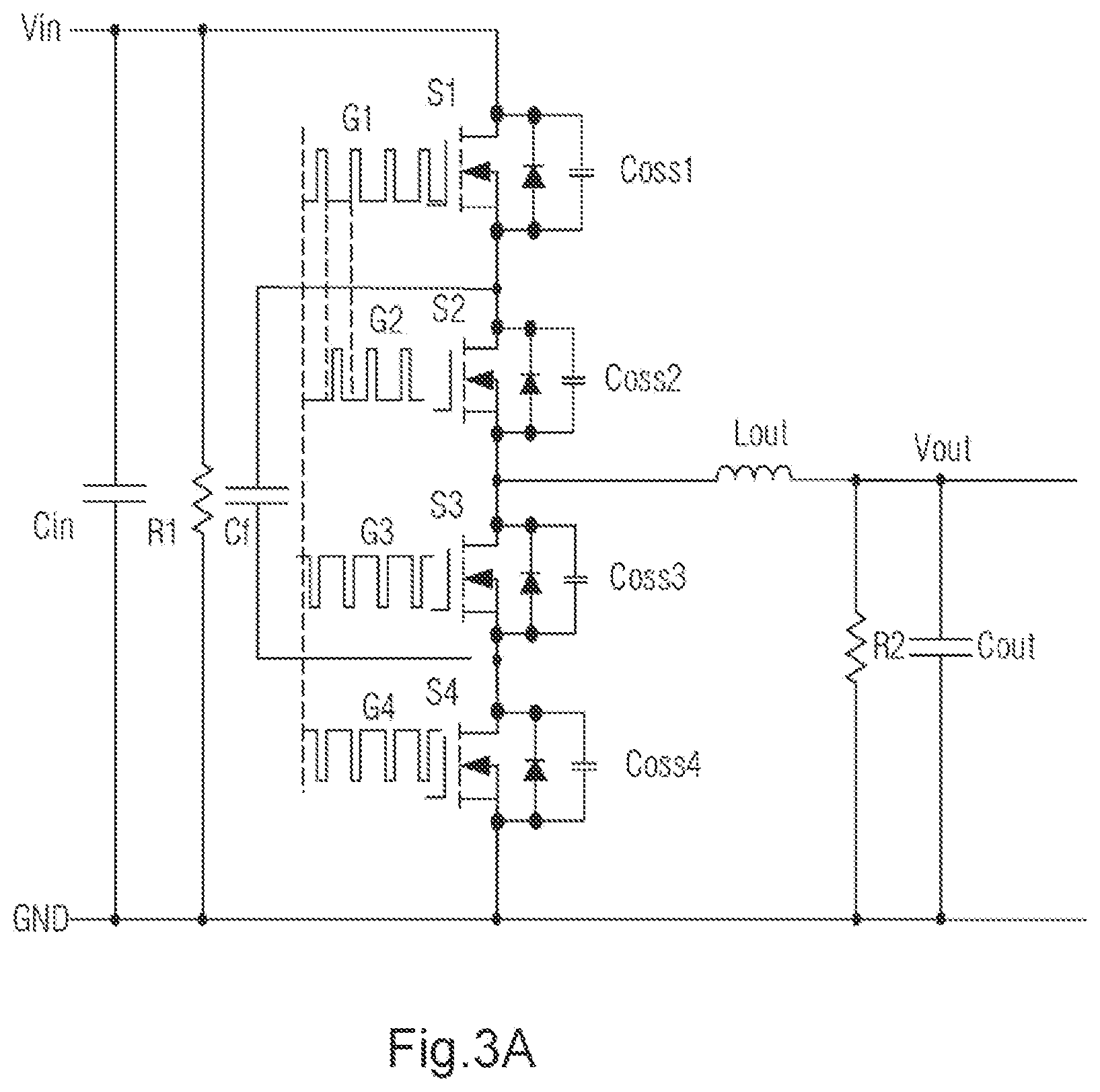 Patent US12101024 Figure 3 – Switching control method for three-level flying-capacitor converter